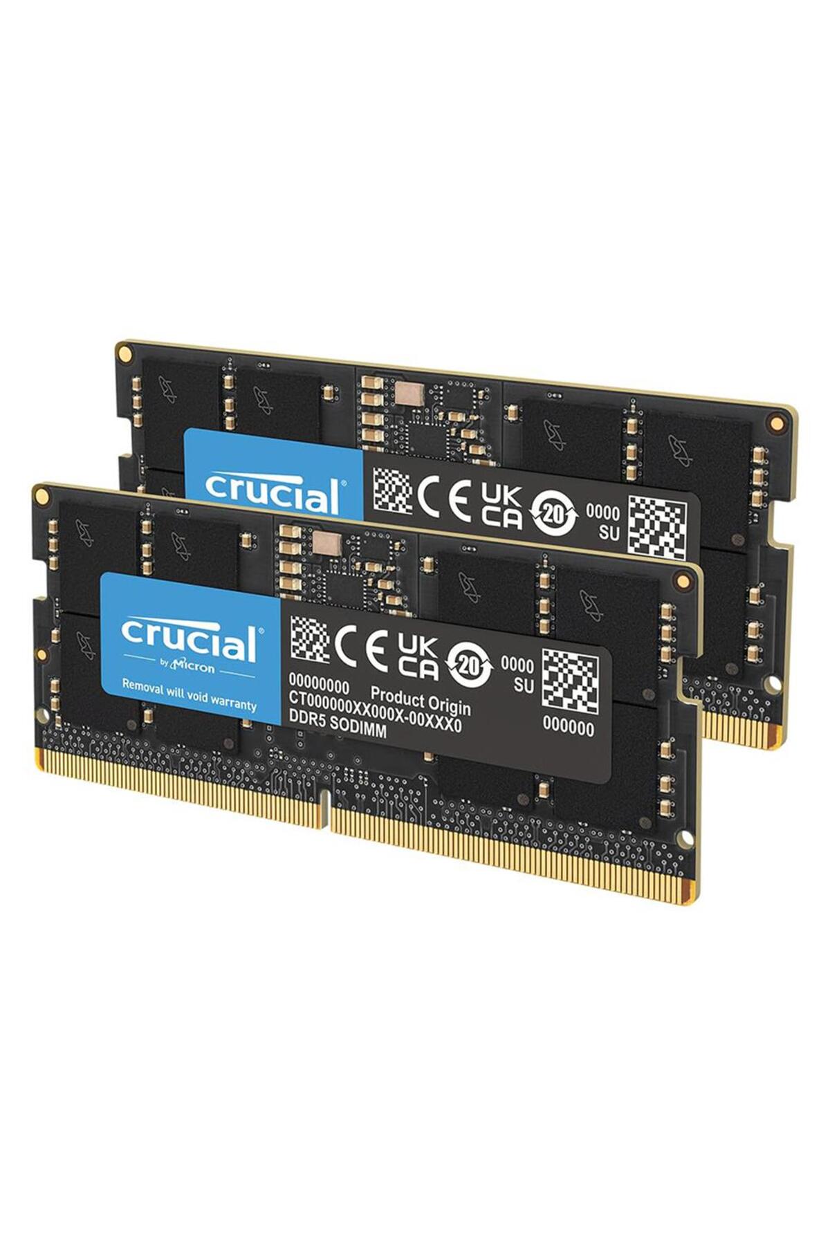 Crucial 32GB (2x16) 6400MHz CL52 DDR5 Dizüstü Bilgisayar RAM