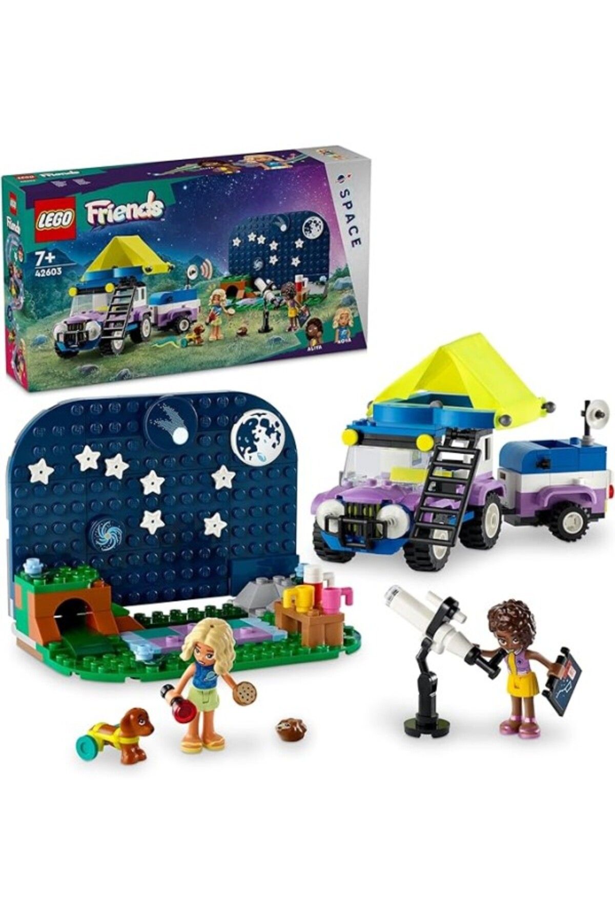 ShopZum Friends Yıldız Gözlemleme Kamp Aracı 42603-7 Yaş Ve Üzeri Kız Ve Erkek Çocuklar Nova Ve