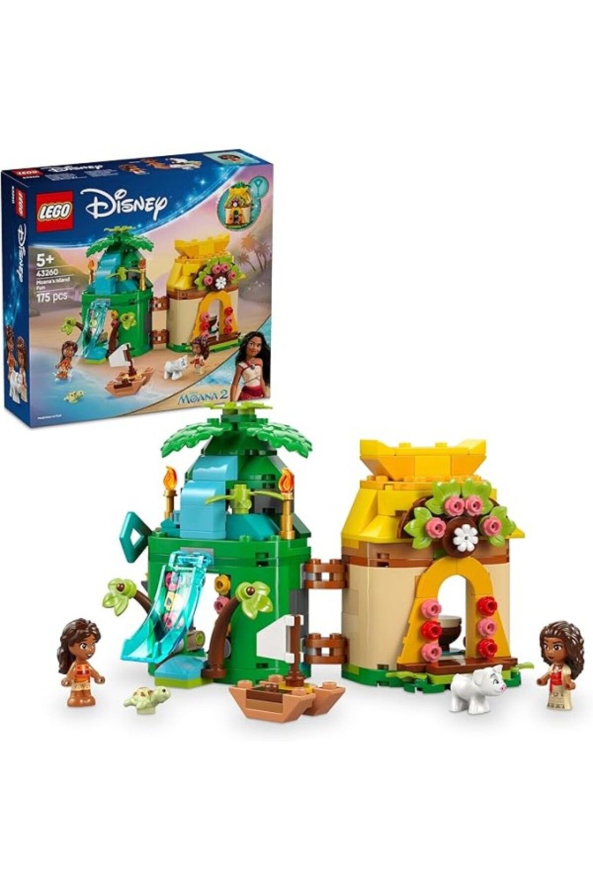 ShopZum Lego ǀ Disney Princess Moana’Nın Ada Eğlencesi 43260, 5 Yaş Ve Üzeri Kız Ve Erkek Çocukları İçin