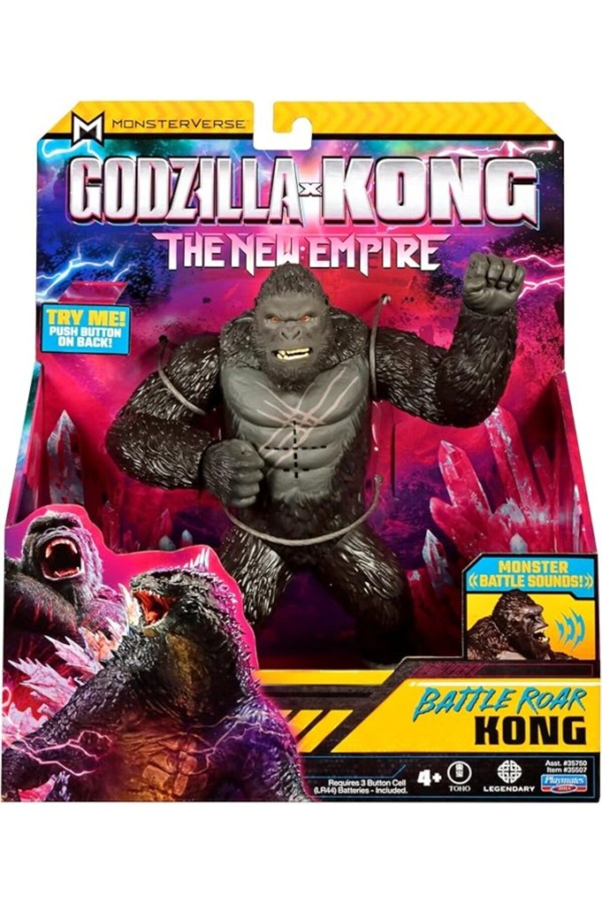 ShopZum X Kong Deluks Aksiyon Figürü 18 Cm Sesli Kong