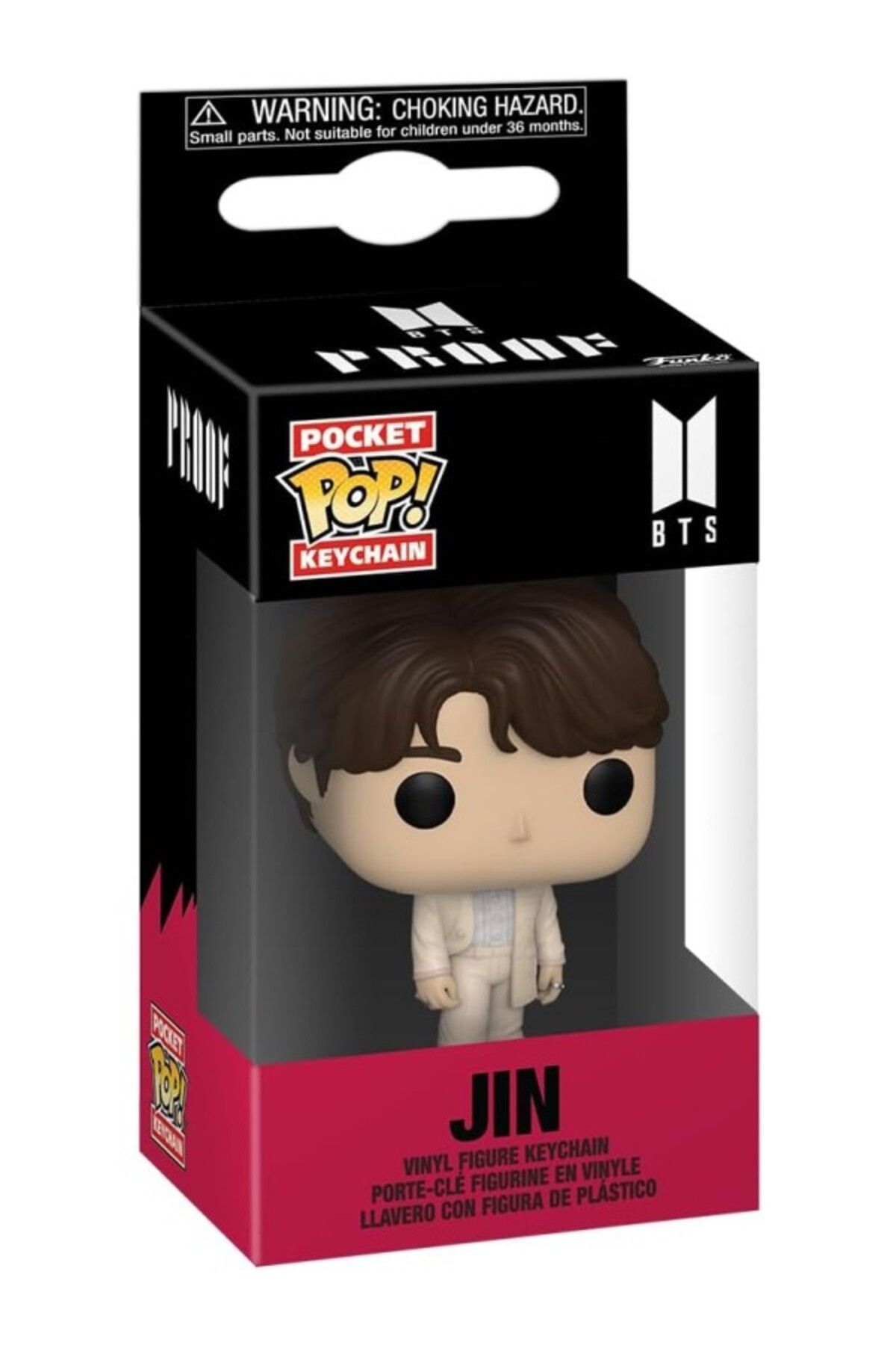 ShopZum Pop! Anahtarlık: Bts – Jin – Vinil Mini Figür, Koleksiyon, Orijinal Anahtarlık, Çorap Dolgusu