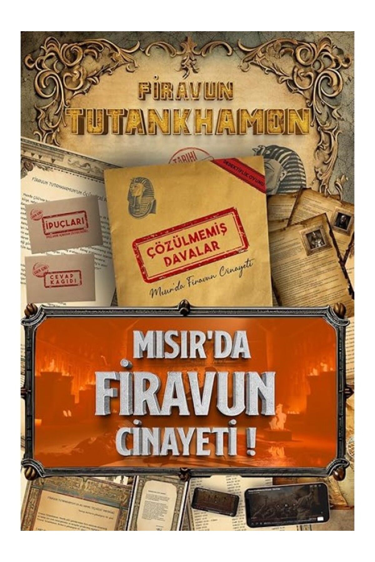 ShopZum Çözülmemiş Davalar Dedektiflik Suç Çözümleme Oyunu Firavun Tutankhamon Dosyası - Gizem Bulmaca