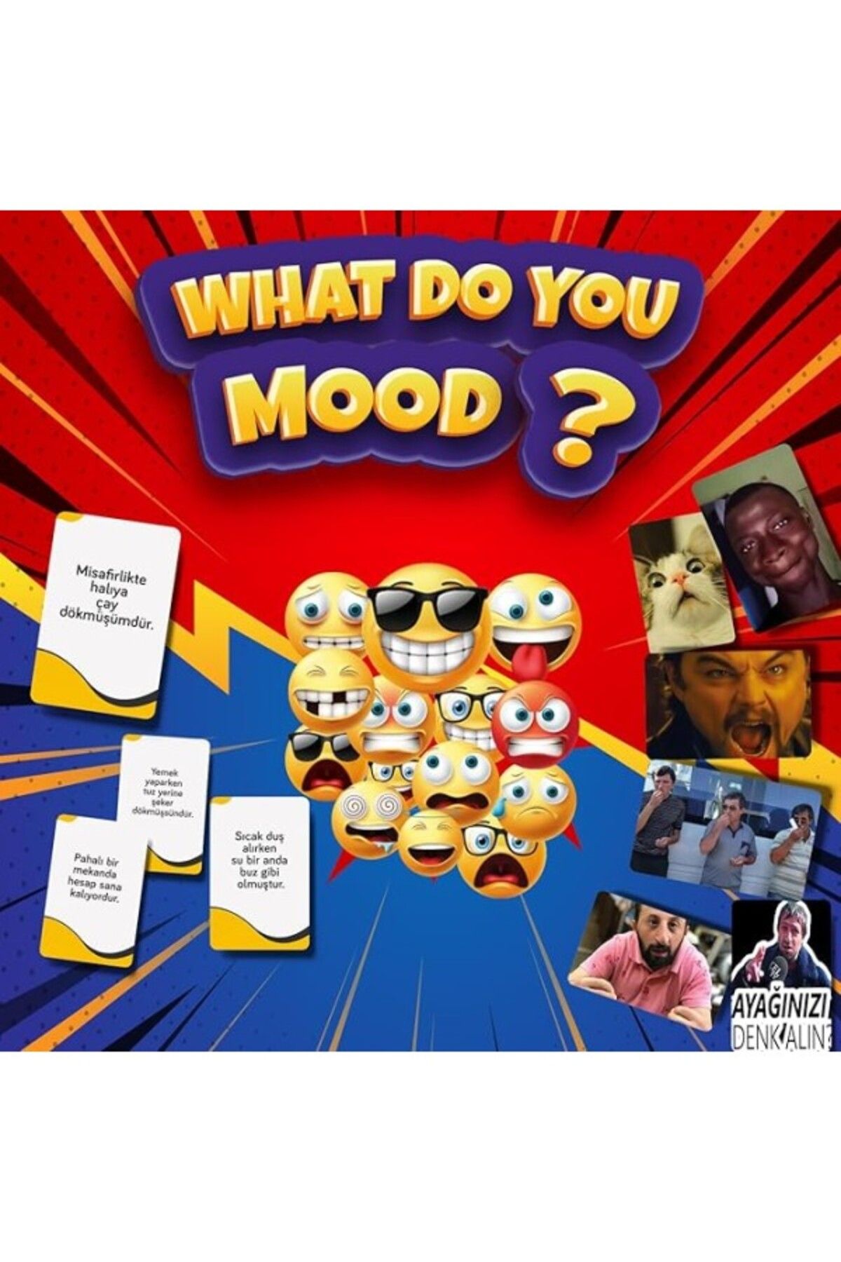 ShopZum Molfy What Do You Mood Moodun Ne - Eğlenceli Grup Arkadaş Aile Kutu Oyunu - Hangisi Mod Moodun Do