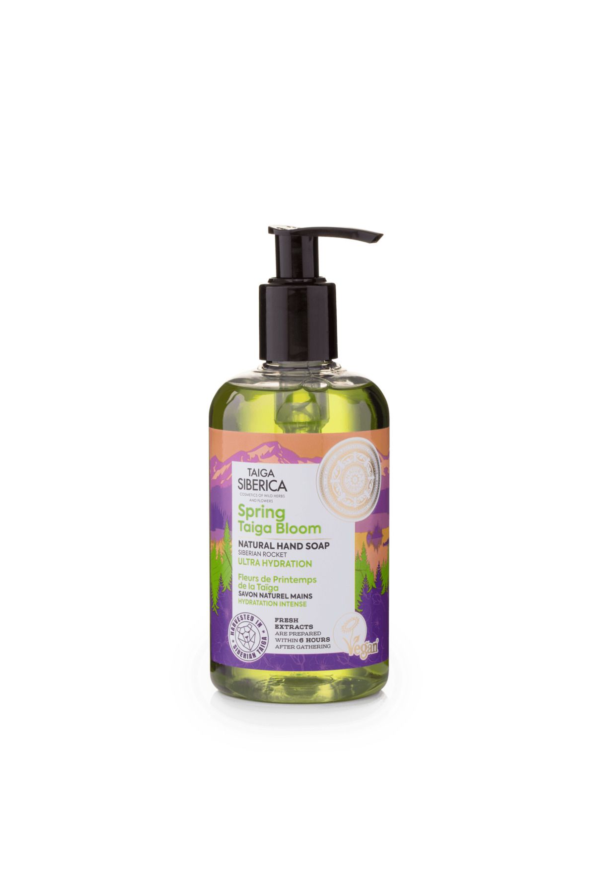 Natura Siberica TS Spring Taiga Bloom Natural Hand Soap Ultra Hydration, 300 ml