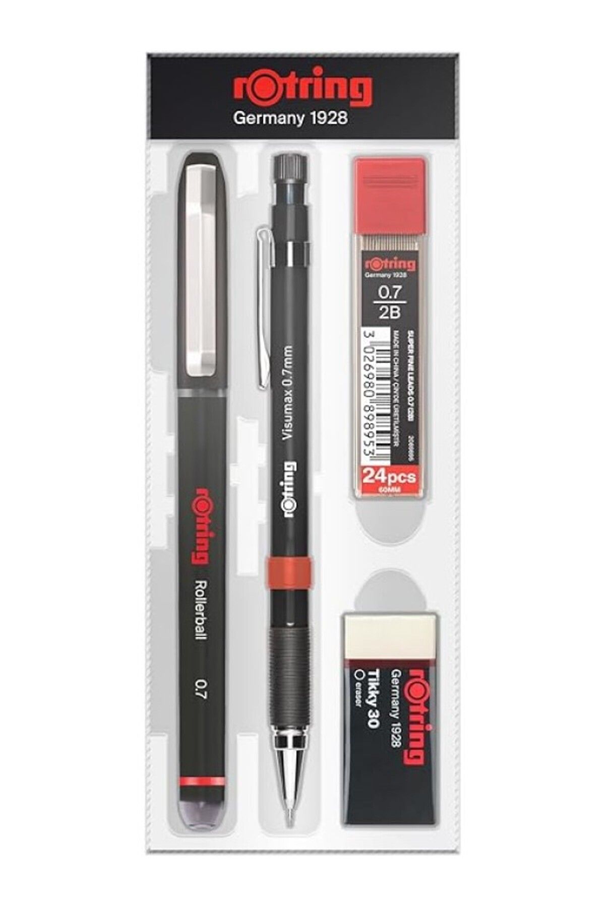 ShopZum Visumax + Roller Ofis Seti- 0.7 Mm, Siyah