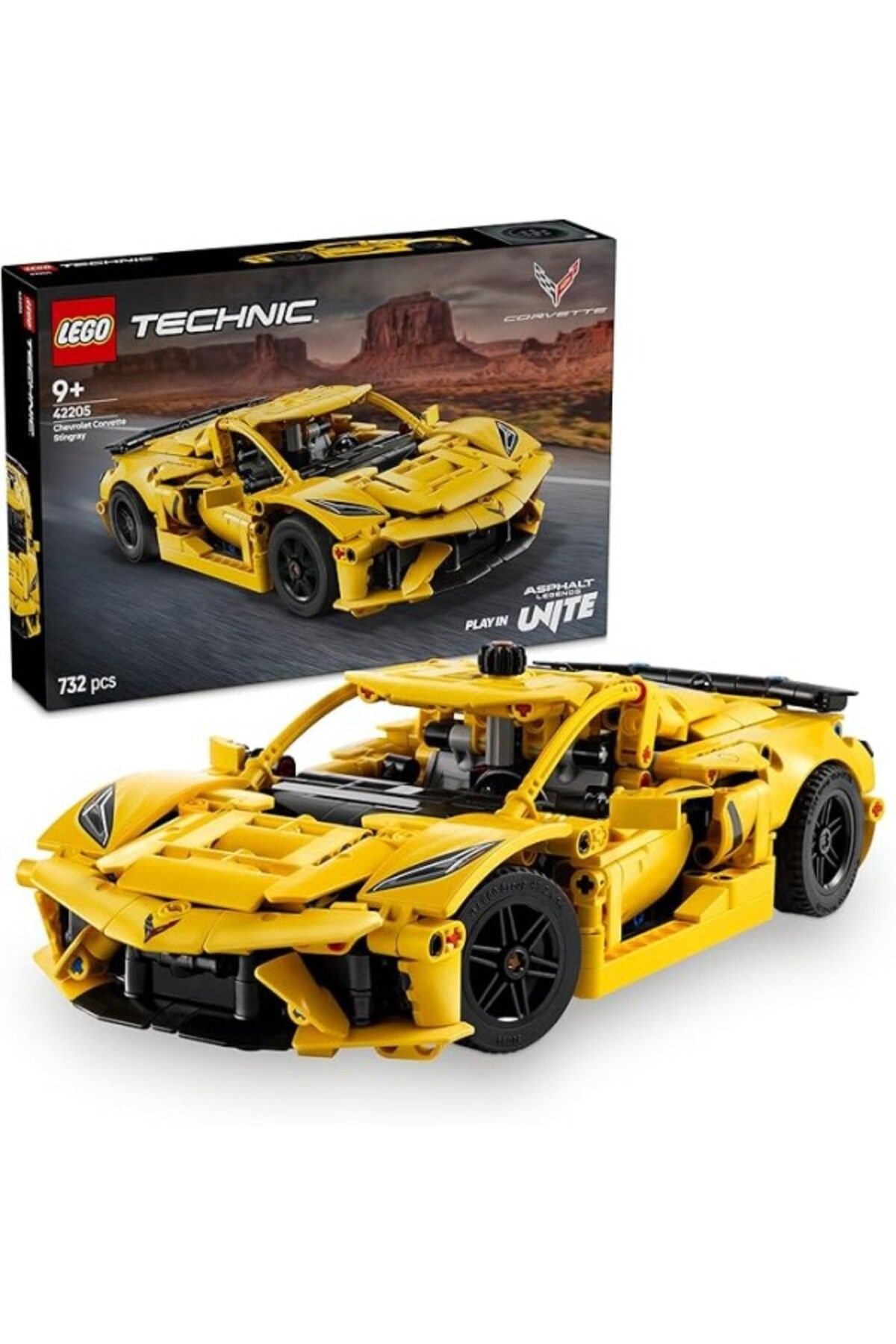 ShopZum Technic Chevrolet Corvette Stingray 42205 – 9 Yaş Ve Üzeri Erkek Ve Kız Çocukları