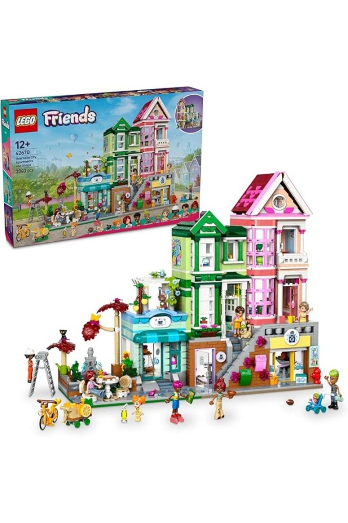 ShopZum Friends Heartlake City Daireleri Ve Mağazaları 42670-12 Yaş Ve Üzeri Genç Kız Ve Erkekler