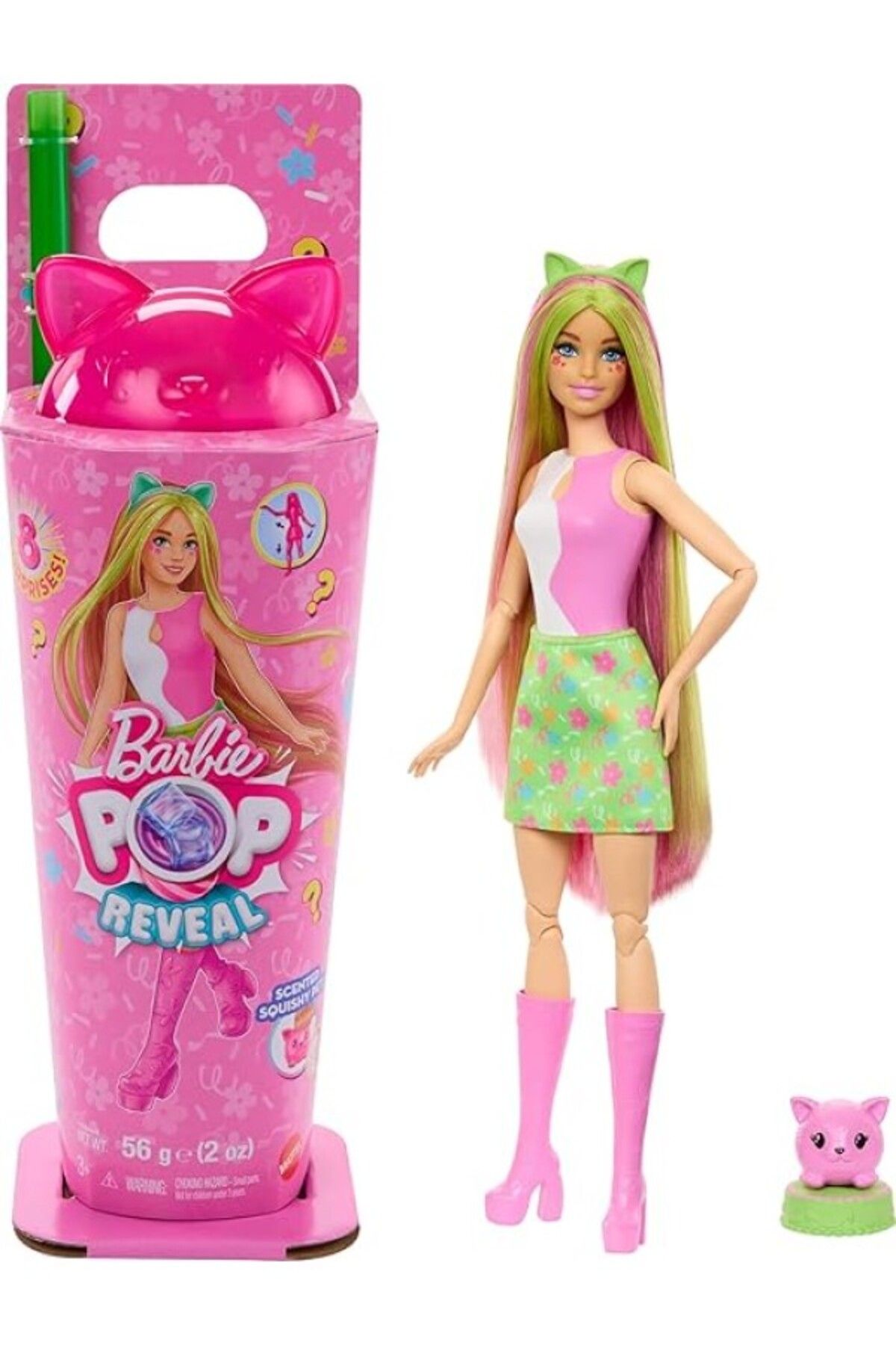 ShopZum Pop Reveal™ Milkshake Serisi - Kırmızı Pop Reveal Shakes Serisi Bebek Ve Aksesuar