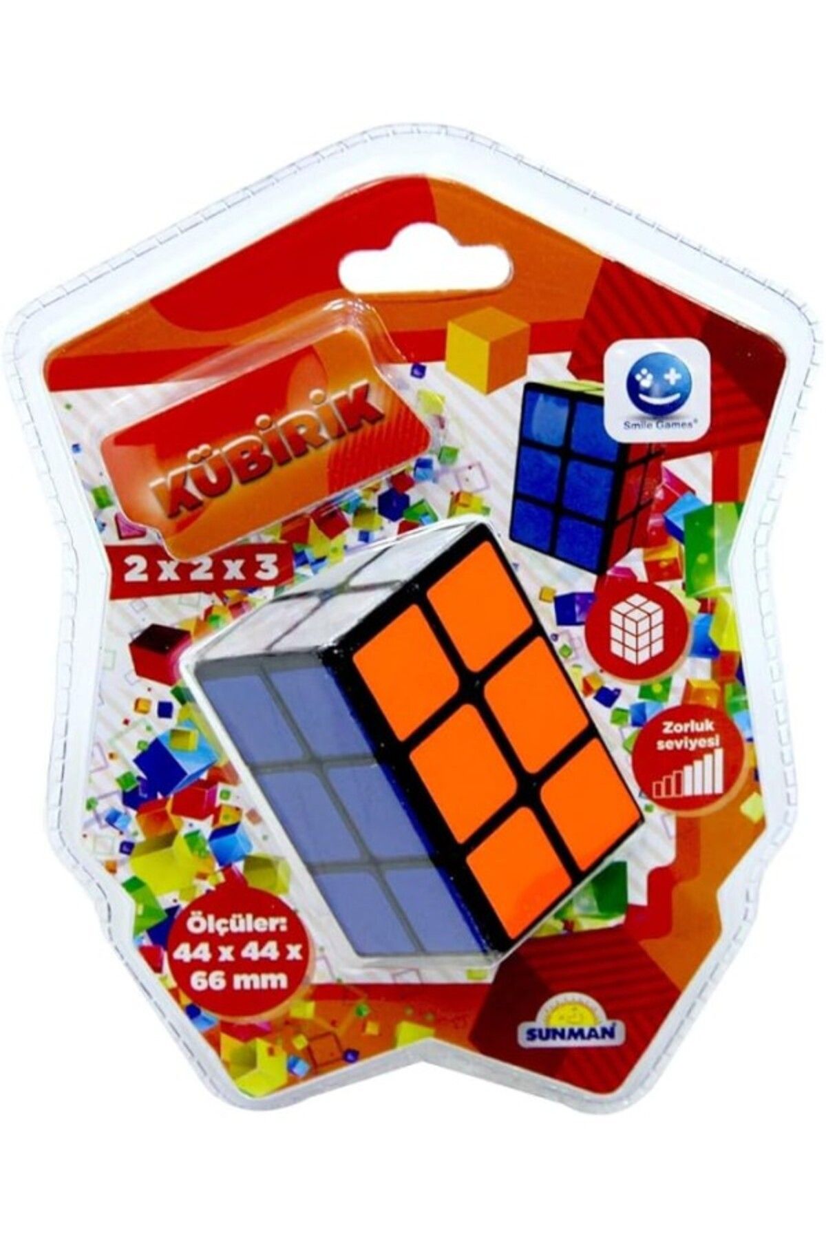 ShopZum Dikdörtgen Sabır Küpü 2X2X3