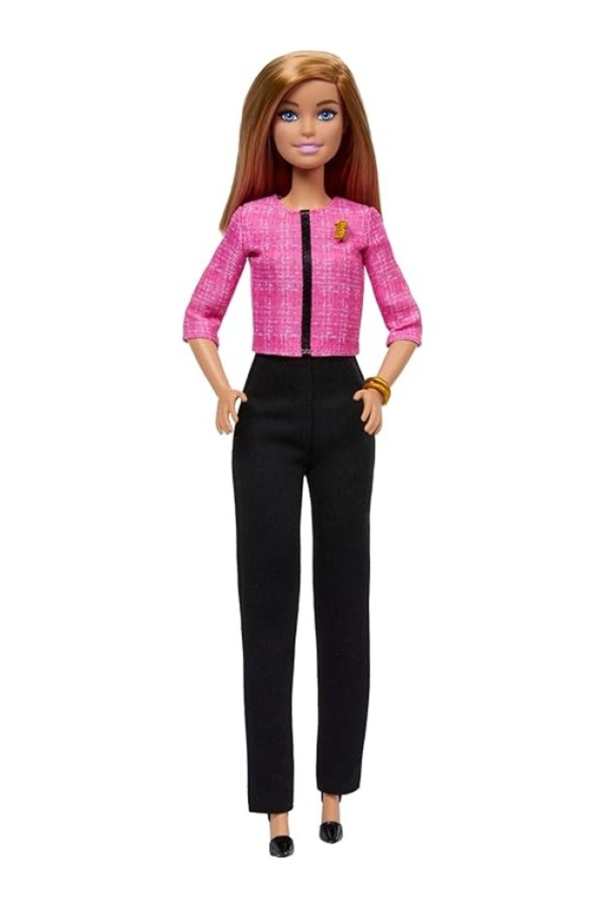 ShopZum Barbie Geleceğin Lideri Bebek Barbie Geleceğin Lideri Sarışın Bebek, Kıyafetli, Altın Rengi 2
