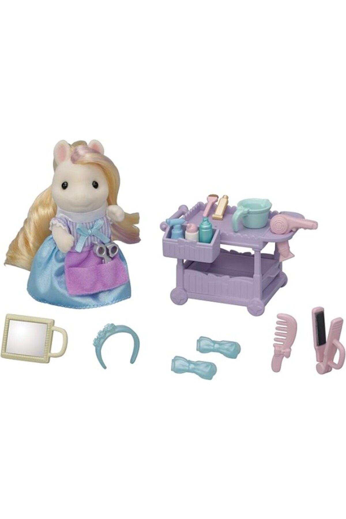 ShopZum Sylvanian Families Epoch Pony'Nin Kuaför Seti, Oyuncak