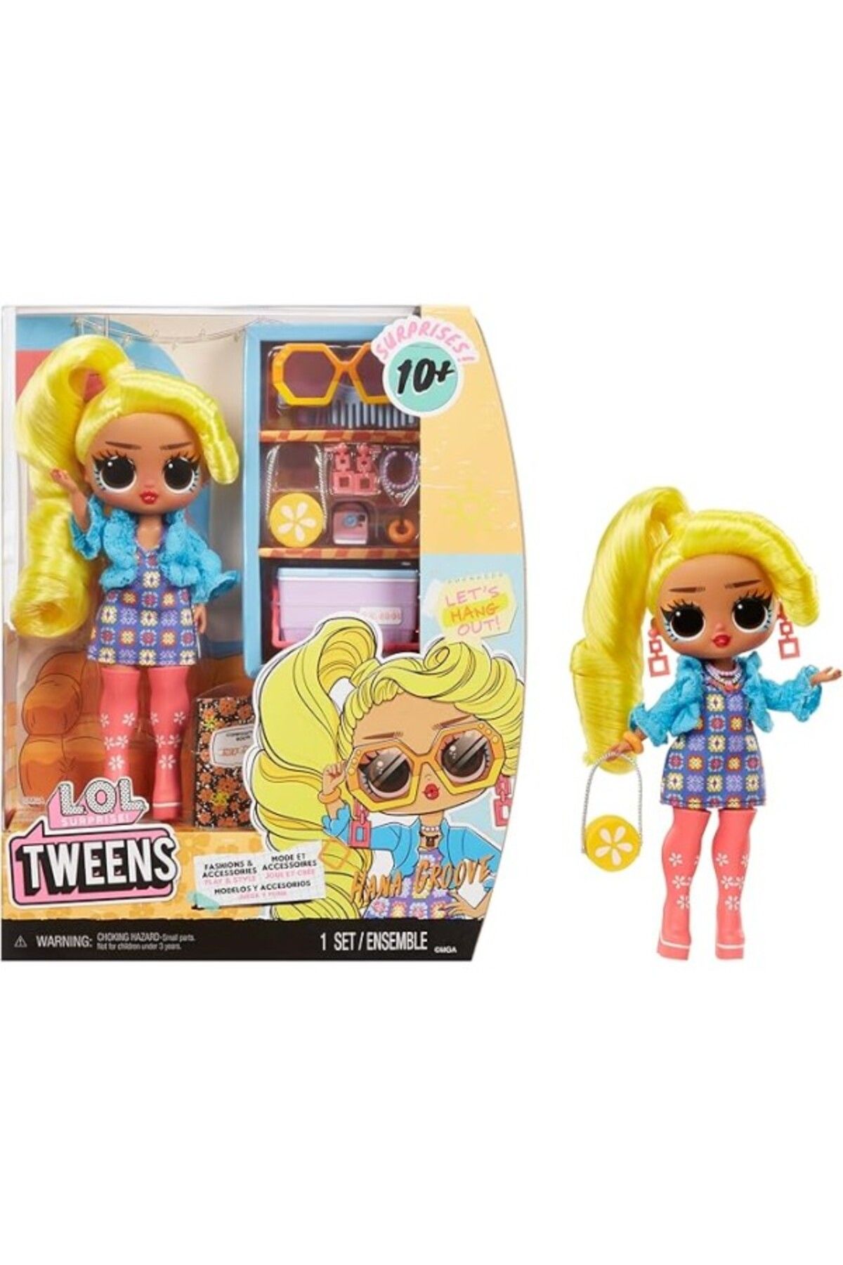 ShopZum L.O.L. Surprise! Mgae Lol Tweens Seri 5 Hana Groove Bebeği Oyuncak