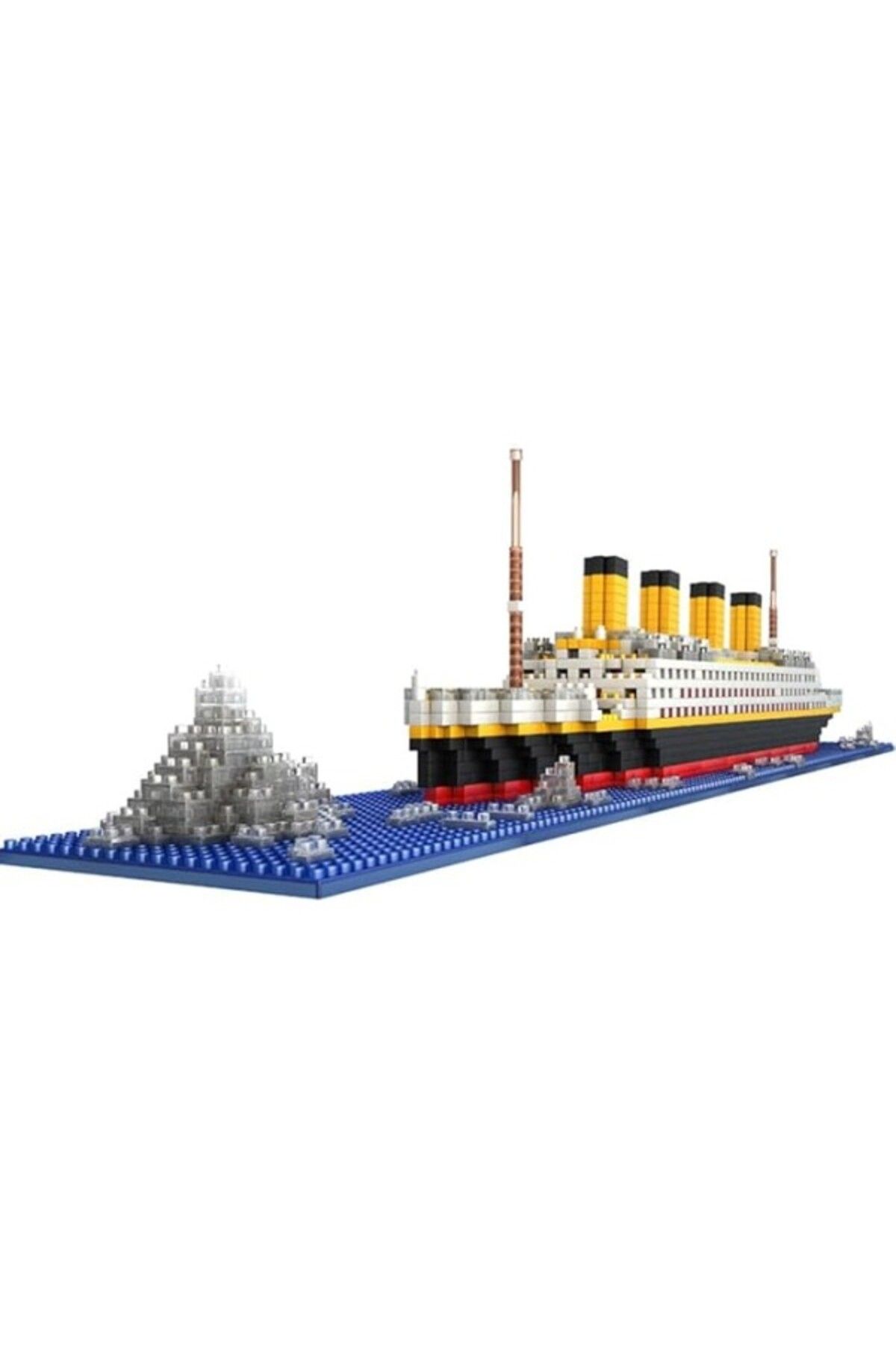 ShopZum Lind Technik Titanic Gemi İnşa Kiti, 1860 Klemensler Mikro Elmas Titanik Gemi Model Kiti, Teknoloji