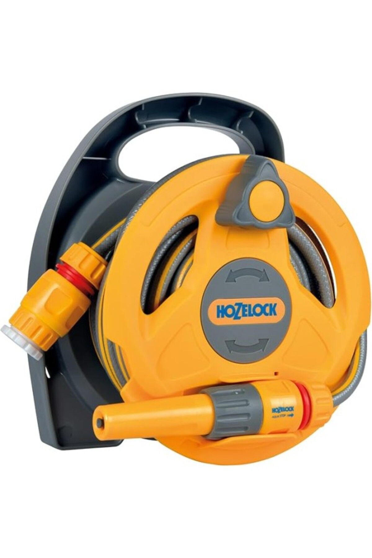 ShopZum Wiltec 2427H 10 M Hortumlu "Tak Git" Kapalı Mikro Hortum Toplama Sarma Makara Seti