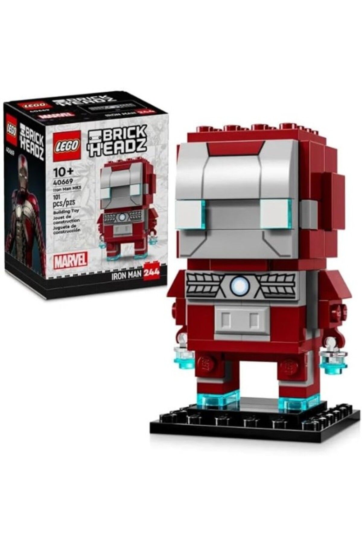 ShopZum Brickheadz 40669 Iron Man Mk5