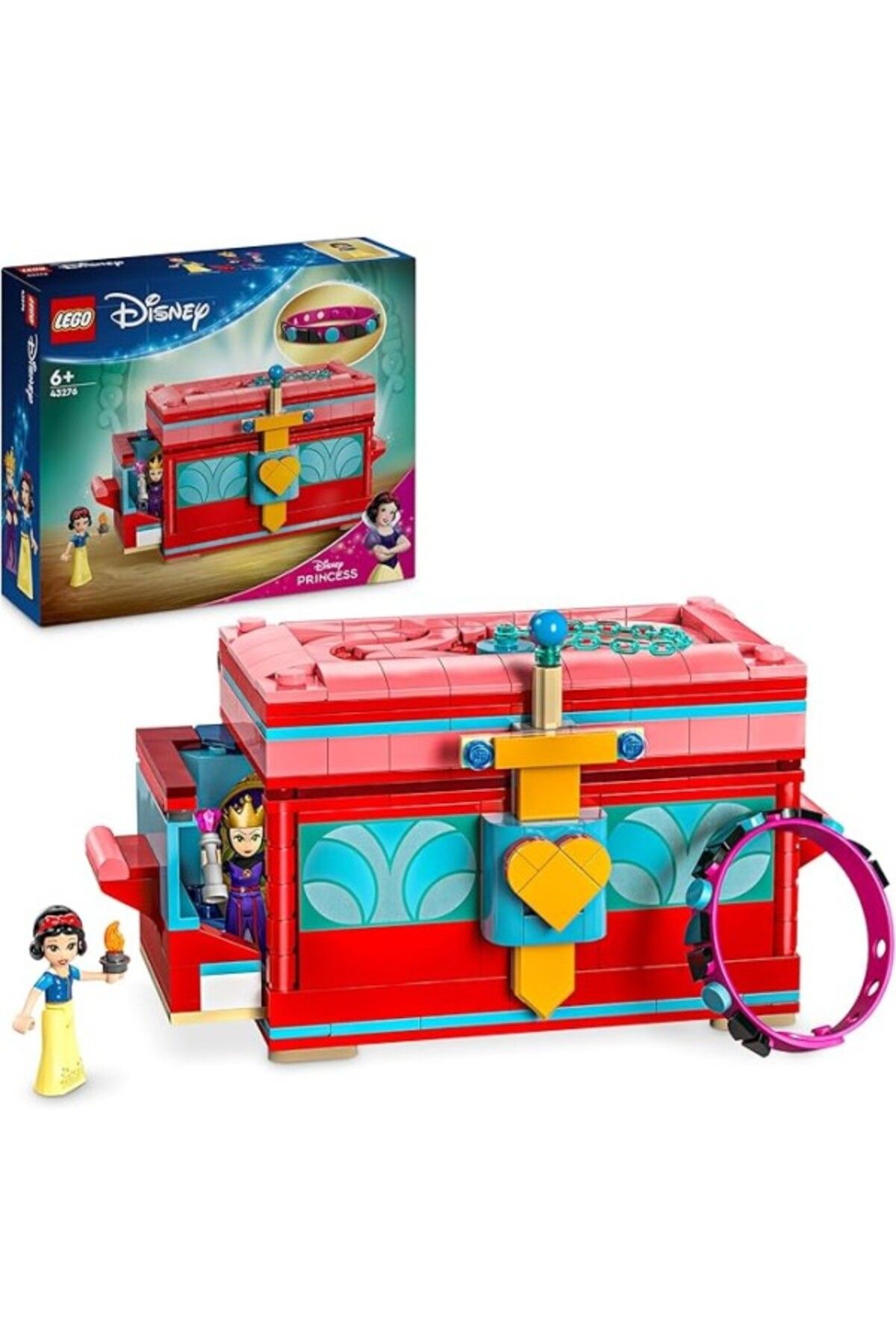 ShopZum Lego ǀ Disney Princess Pamuk Prenses’In Takı Kutusu 43276, 6 Yaş Ve Üzeri Prenses Seven Çocuklar
