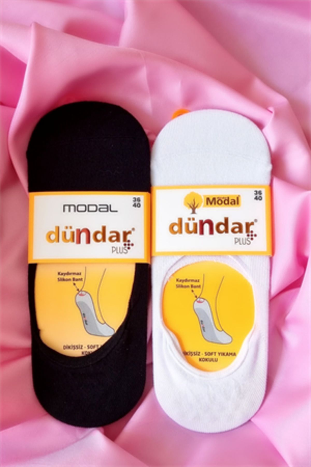 Trade Bazaar 2 li Pamuk Slikonlu Kokulu Babet Çorap