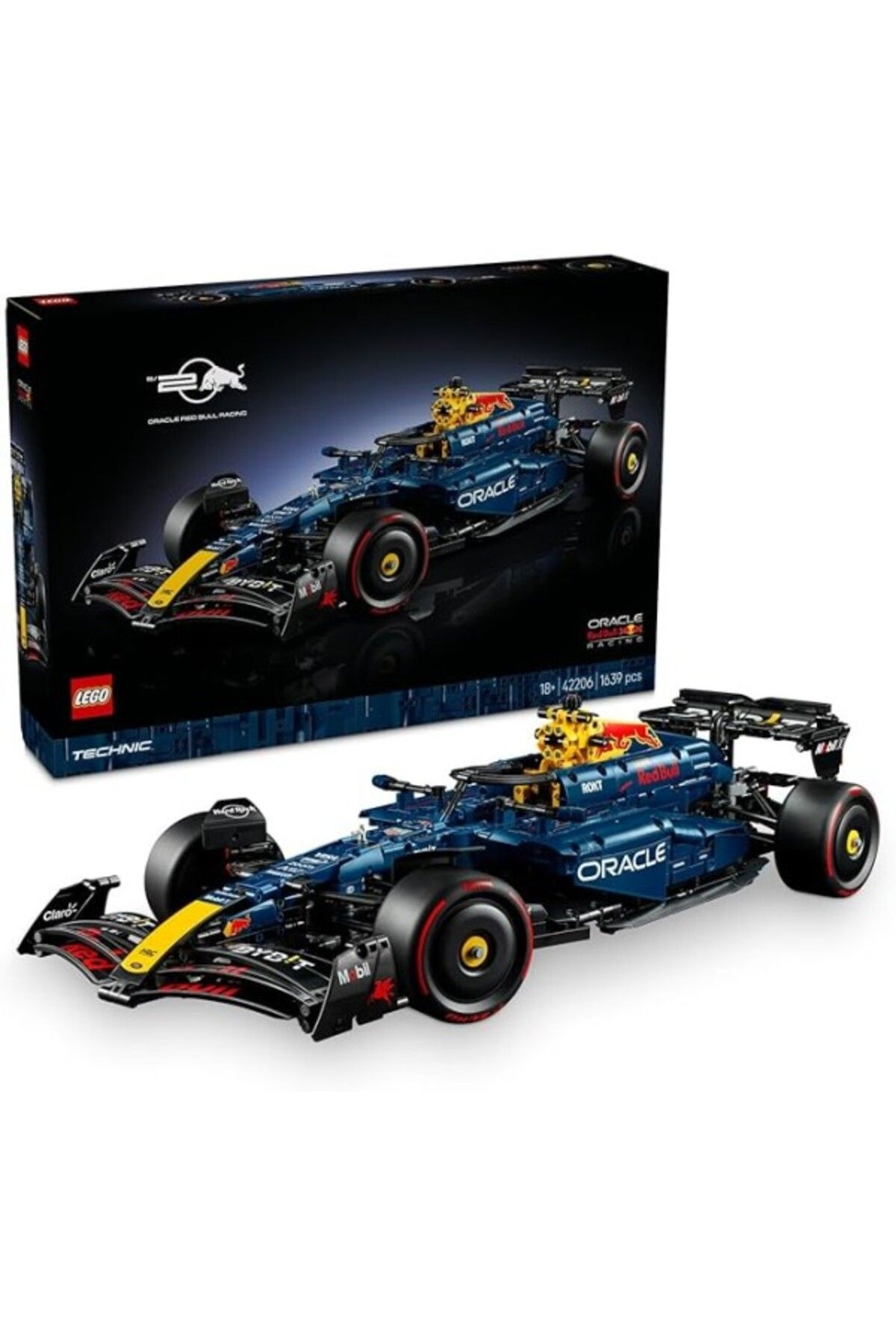 ShopZum Technic Oracle Red Bull Racing Rb20 F1 Araba 42206 - Yetişkinler 1:8 Ölçekli V6 Motor