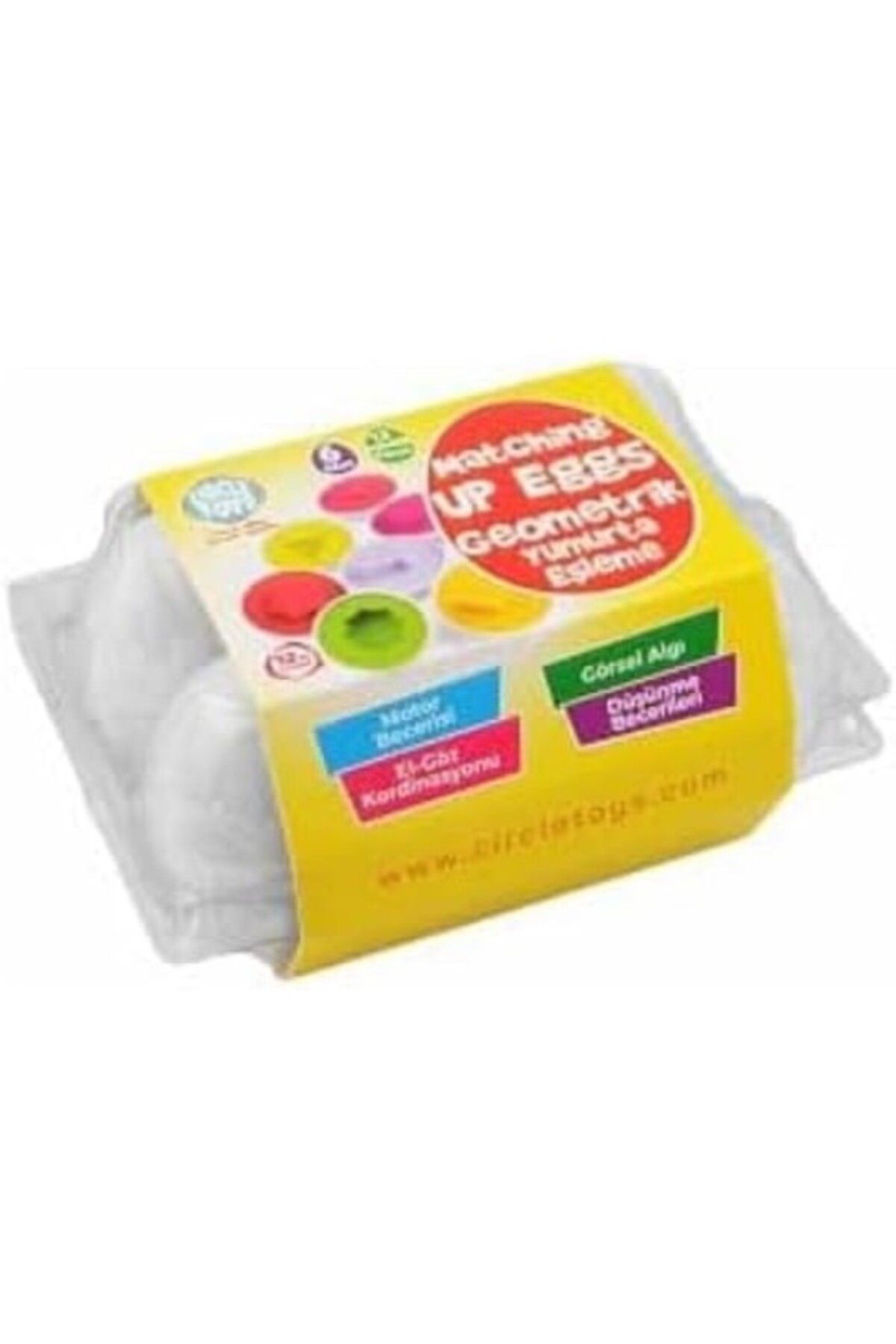 ShopZum 6'Lı Geometrik Yumurta Eşleme Oyunu