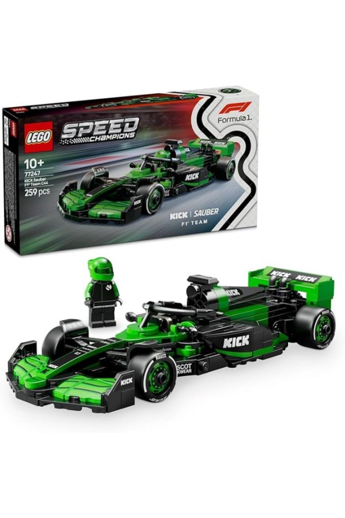 ShopZum Lego Speed Champions Kick Sauber F1 Team C44 Yarış Arabası 77247 – 10 Yaş Ve Üzeri Kız Ve Erkek