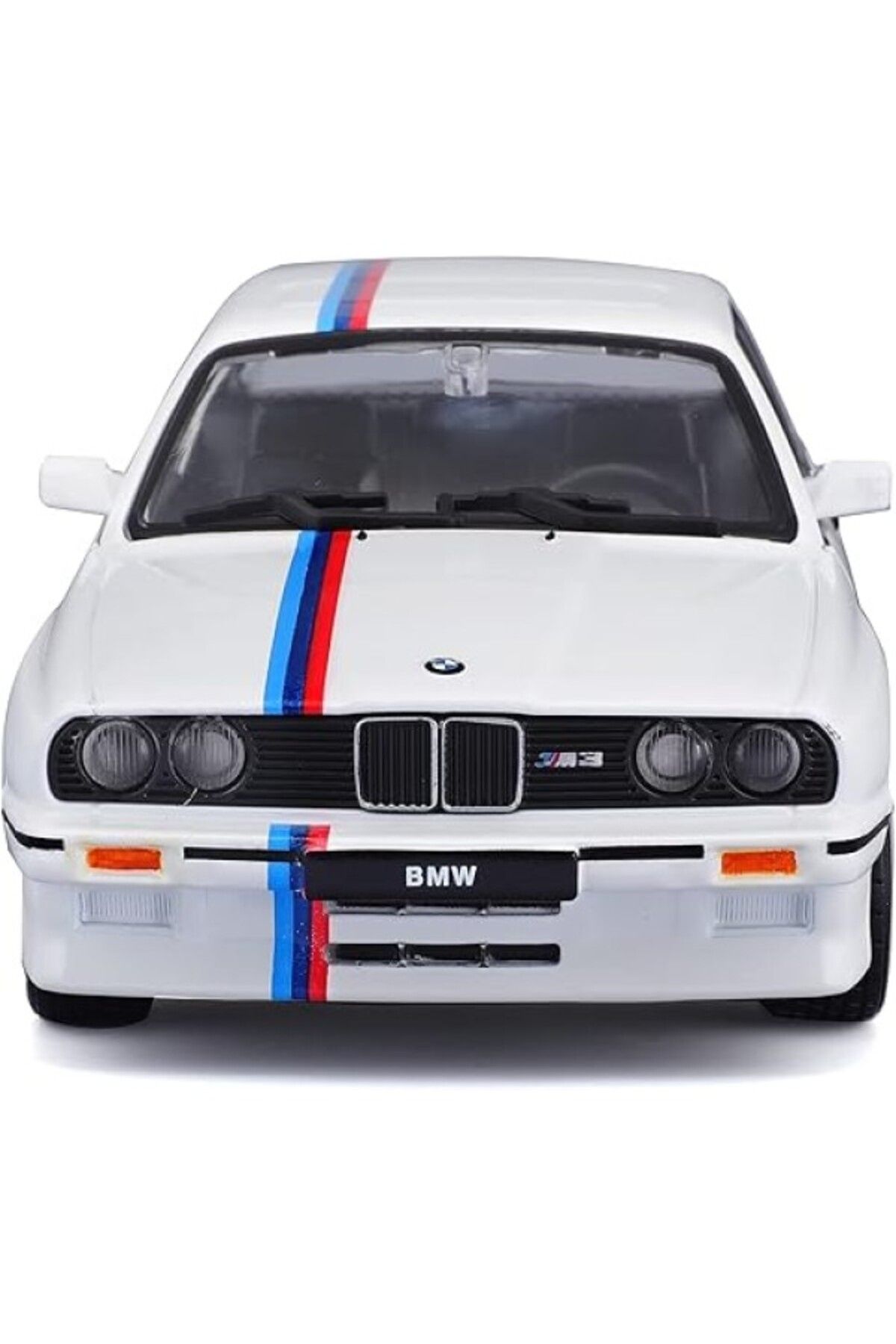 ShopZum Bburago Bmw M3 (E30) ´88 1:24 Model Araba - Beyaz, Koleksiyonluk Ve Gerçekçi Mini Araba Maketi