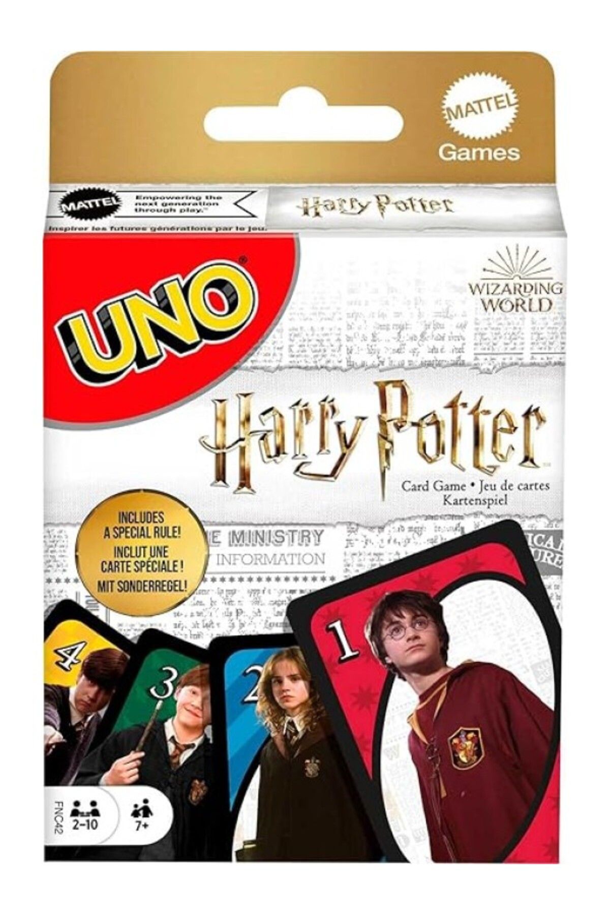 ShopZum Games Harry Potter™ Unoò Harry Potter™ Kart Oyunu, Film Temalı 112 Kartlık Deste, 7 Yaş