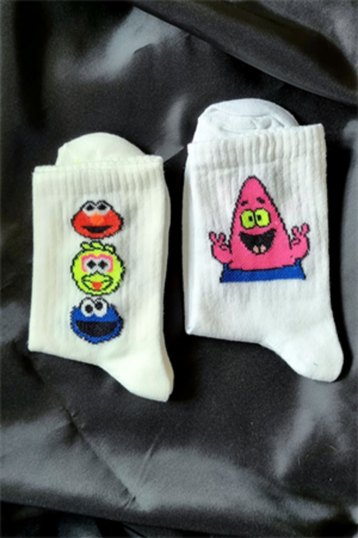 Trade Bazaar 2 Çift Emojili Mevsimlik Çorap