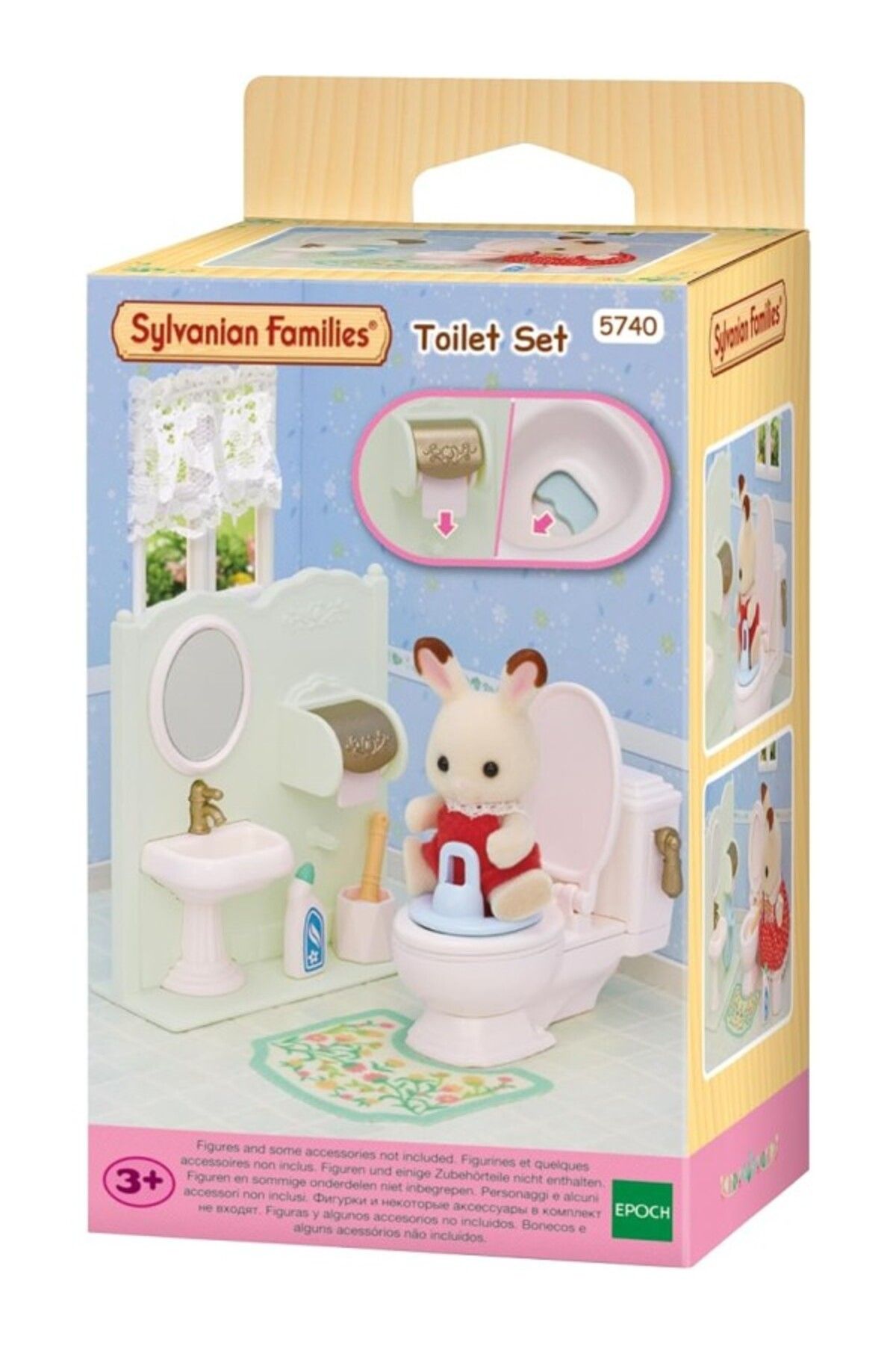 ShopZum Sylvanian Families Epoch Tuvalet Seti, Oyuncak