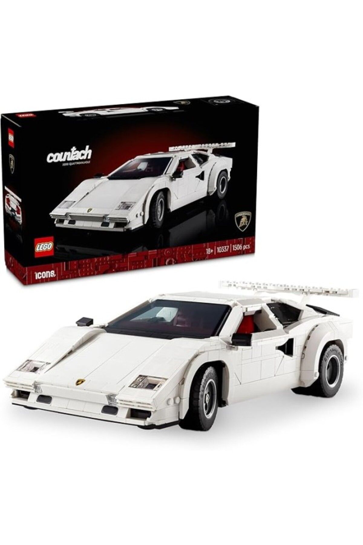 ShopZum Icons Lamborghini Countach 5000 Quattrovalvole 10337 - Yetişkinler Sergilenebilir Araba