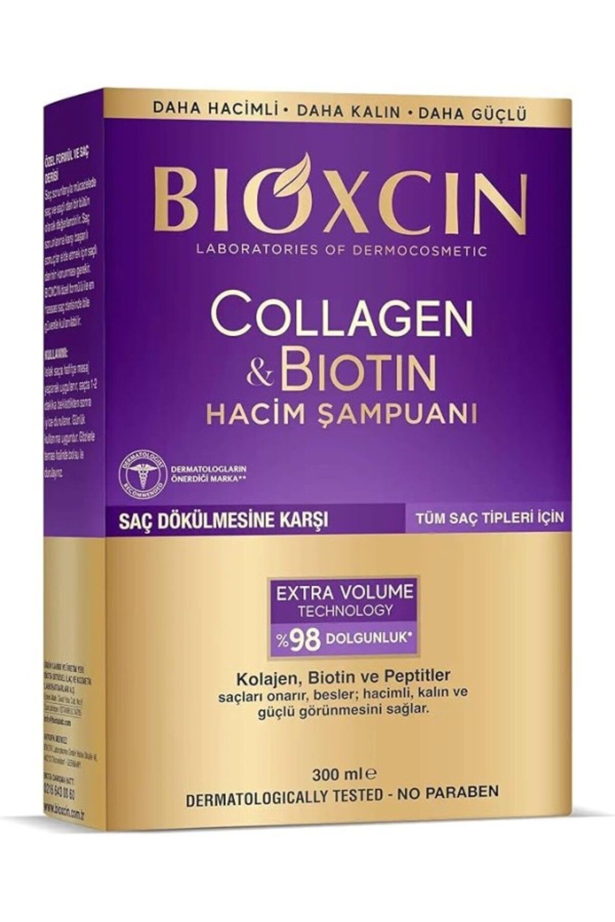 ShopZum Collagen & Biotin Ekstra Hacim & Dolgunlaştırıcı Şampuan 300 ml - Ince Telli Ve Hassas