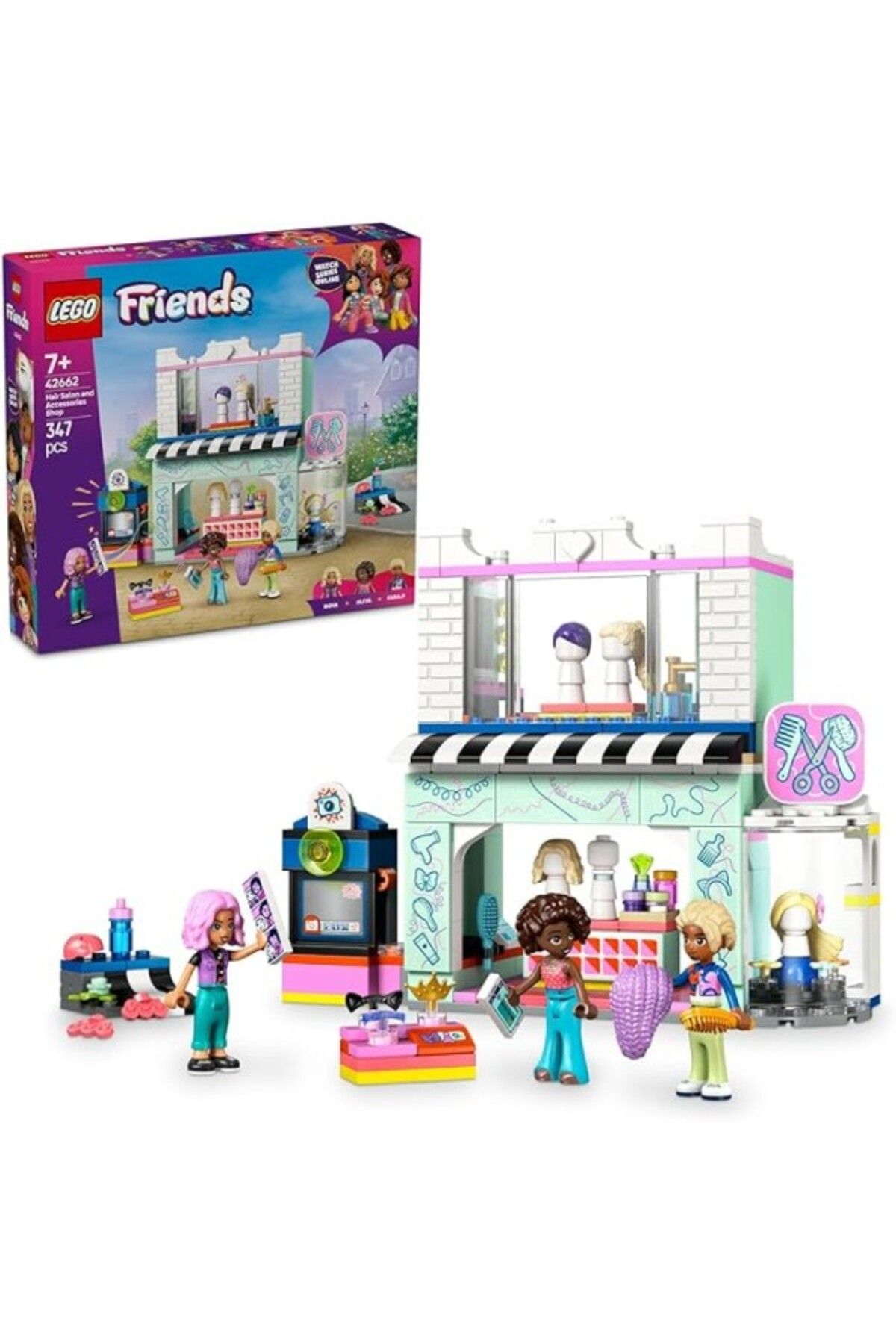 ShopZum Lego Friends Kuaför Ve Aksesuar Mağazası 42662-7 Yaş Ve Üzeri Erkek Ve Kız Çocukları Için Mini Bebe