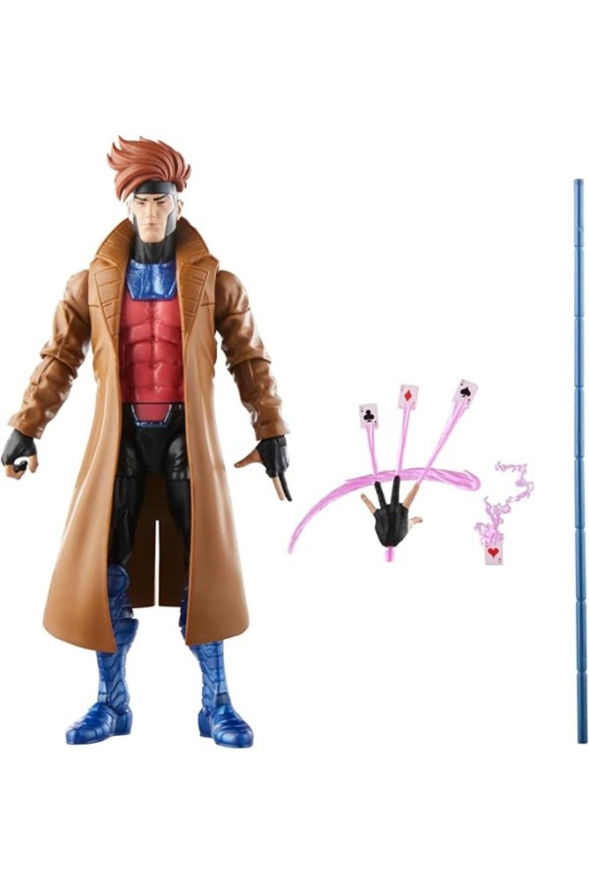 ShopZum Hasbro Efsaneler Serisi Gambit, X-Men '97 Serisi, 15 Cm Aksiyon Figürü Legends