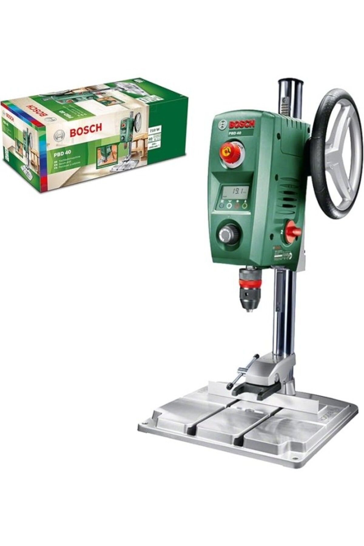 ShopZum Home And Garden Pbd 40 Tezgah Matkabı, 710 W, Çelikte/Ahşapta Maks Delme: 13 Mm/40 Mm, Delme