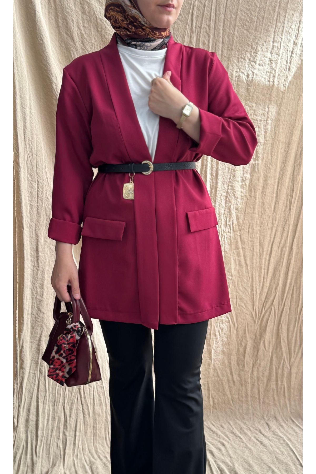 Mina Terzi&Butik Şal Yaka Ceket