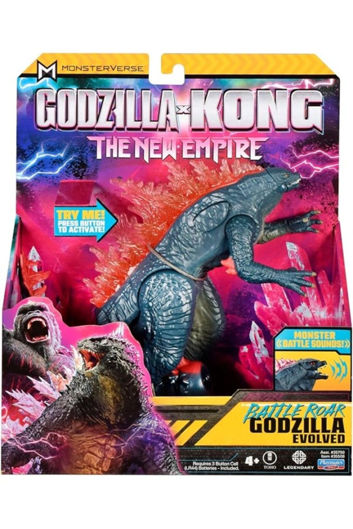 ShopZum Godzilla X Kong Deluks Aksiyon Figürü 18 Cm Sesli Godzilla Evolved