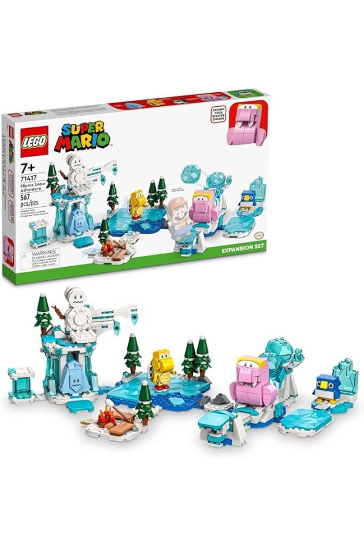 ShopZum Lego® Super Mario™ Fliprus Kar Macerası Ek Macera Seti 71417-7 Yaş Ve Üzeri Çocuklar