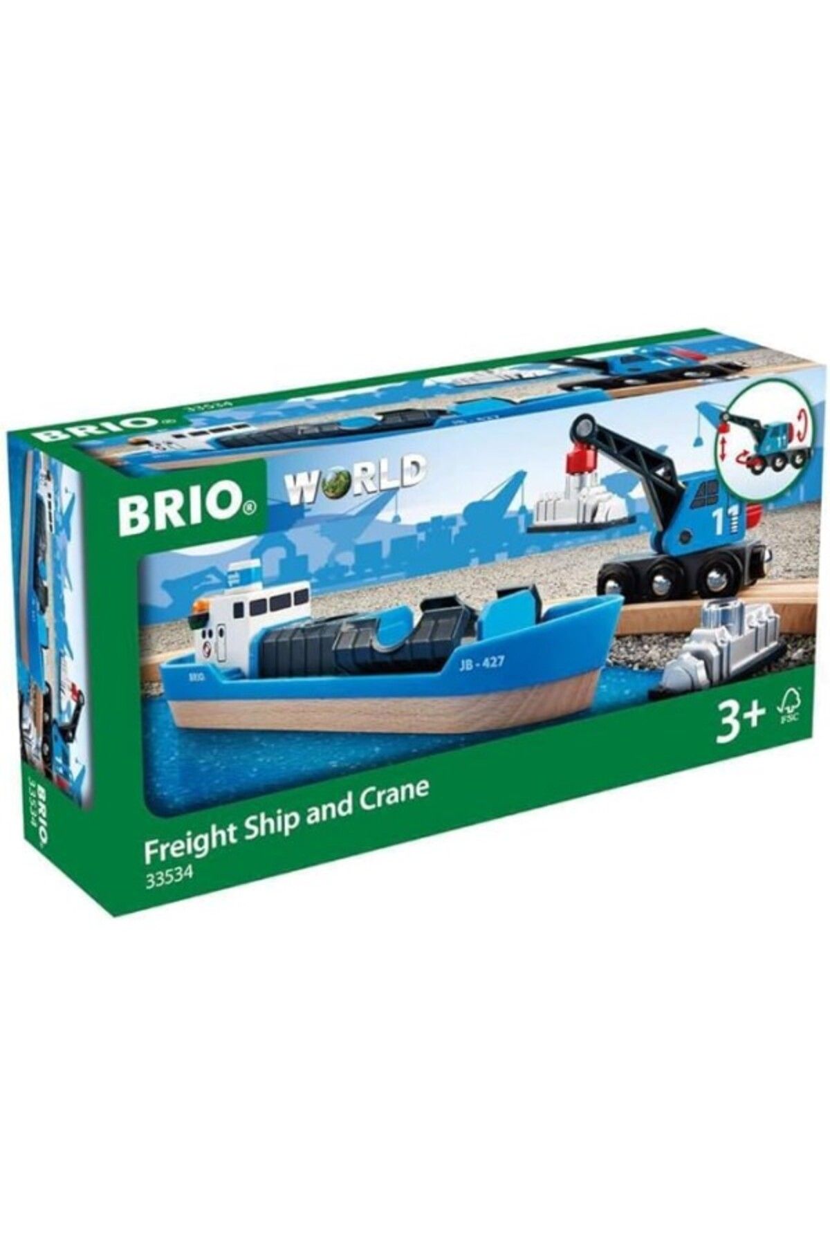 ShopZum Brio Yük Gemisi Ve Vinç
