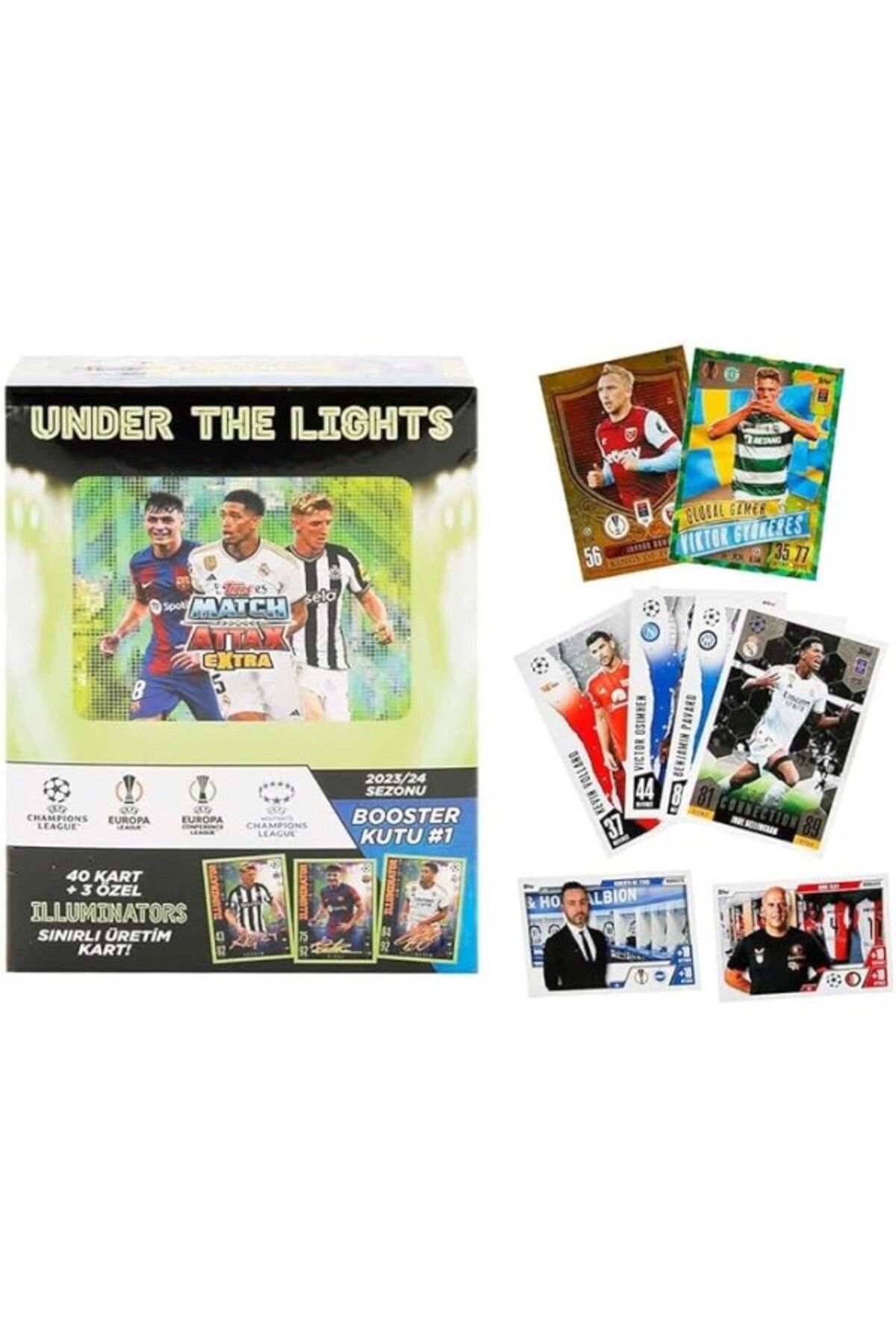 ShopZum Topps - Match Attax Extra 2023/24 Booster Box Koleksiyon Kartı