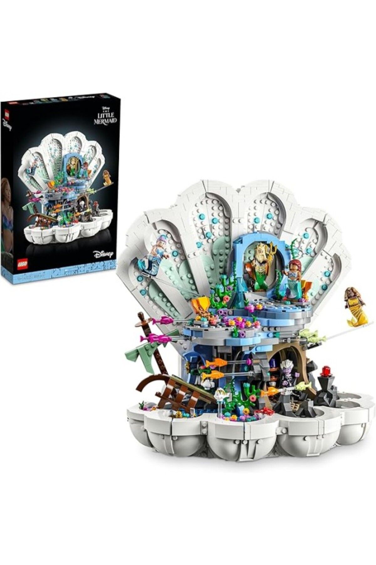 ShopZum Lego® | Disney Küçük Deniz Kızı Kraliyet İstiridyesi 43225 - Yetişkinler Için Filmden Esinlenen