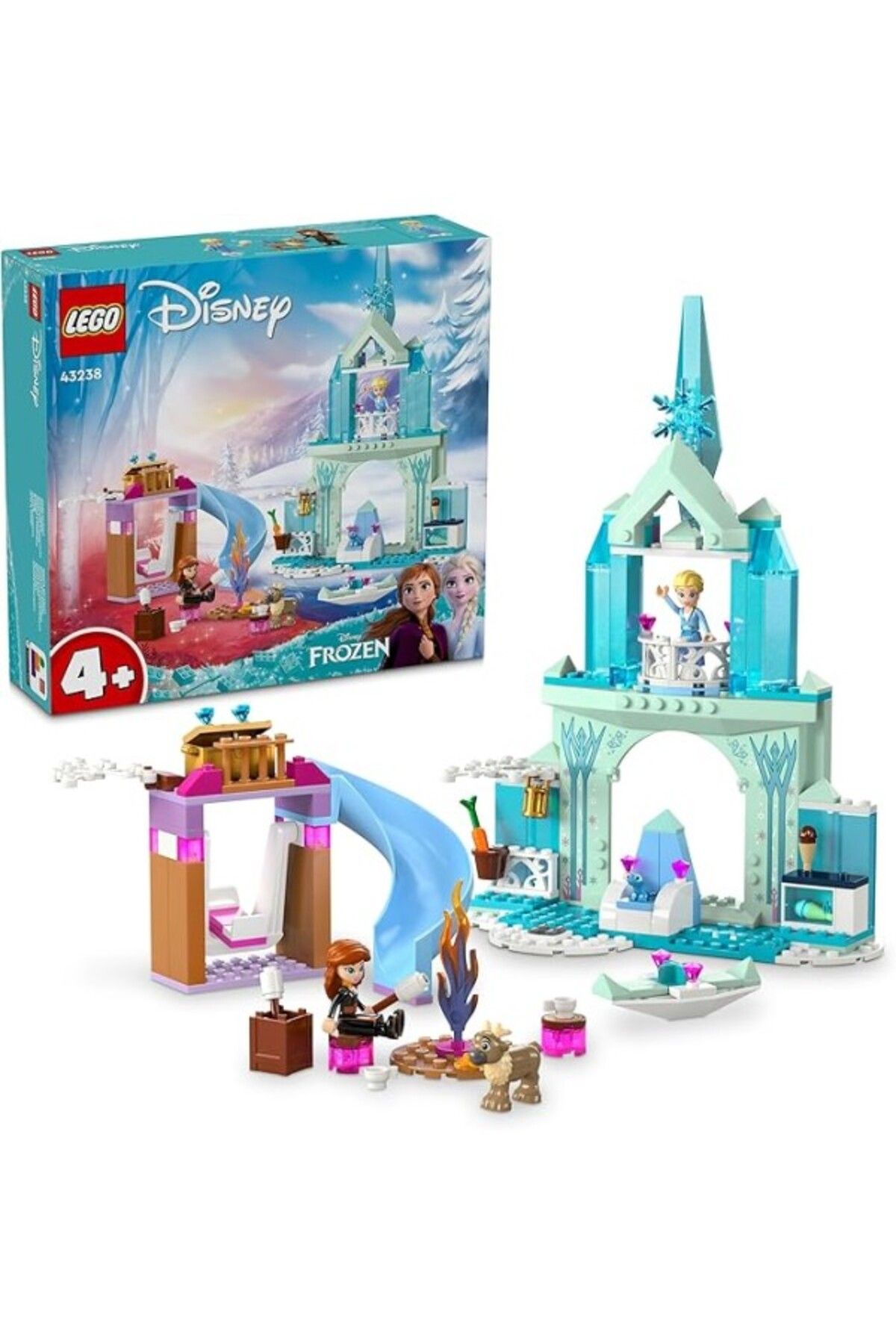 ShopZum Princess Elsa'Nın Karlar Ülkesi Şatosu 43238-4 Yaş Ve Üstü Kız Ve Erkek Çocukları