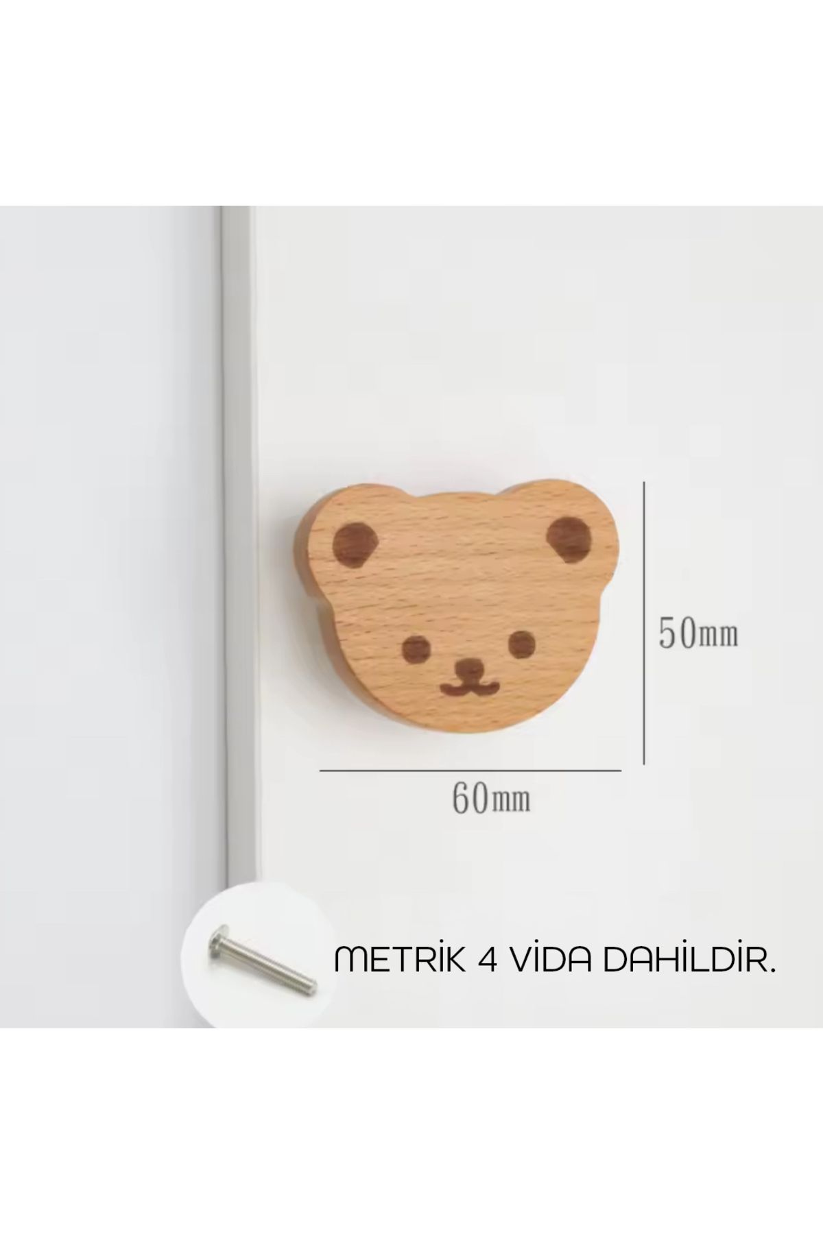ka tasarım Çocuk Odası Mobilya Kulpları, Çekmece Kulbu, Hayvan Motifli Kulp 2 Adet