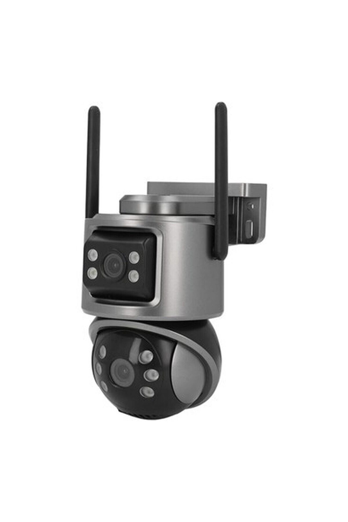 Ozmik CMR61 8mp Wifi Ptz Dış Mekan Kamera 4K Çift Lens Iki Yönlü Ses Video Gözetim