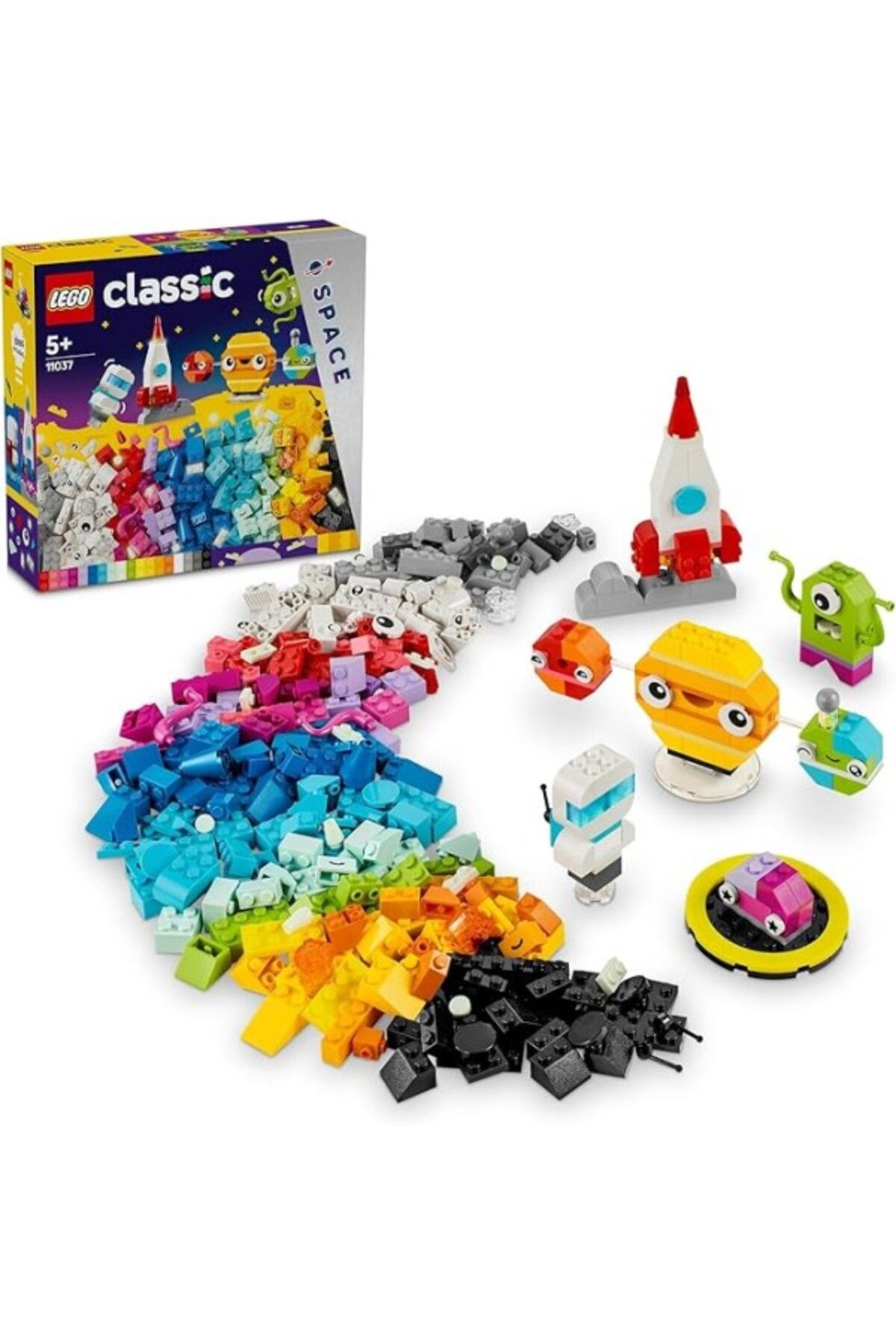 ShopZum Classic Yaratıcı Uzay Gezegenleri 11037-4 Yaş Ve Üzeri Çocuklar İnşa Edilebilen Güneş