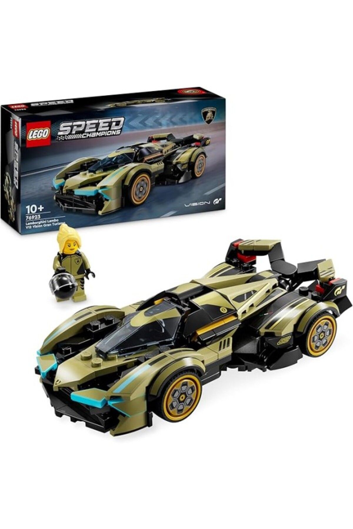 ShopZum Lego Speed Champions Lamborghini Lambo V12 Vision Gt Süper Araba 76923 – 10 Yaş Ve Üzeri Araç