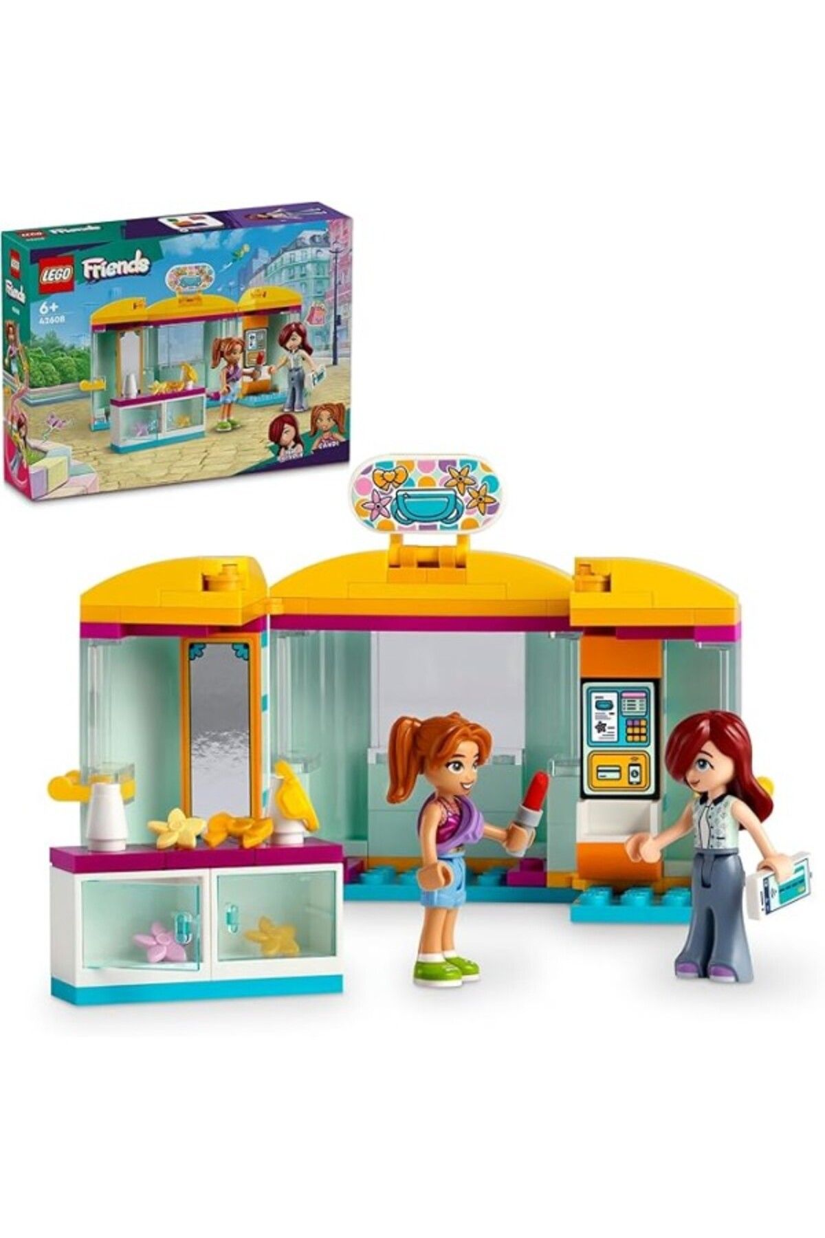 ShopZum Lego Friends Minik Aksesuar Mağazası 42608-6 Yaş Ve Üzeri Çocuklar Için Paisley Ve Candi Minifigürü