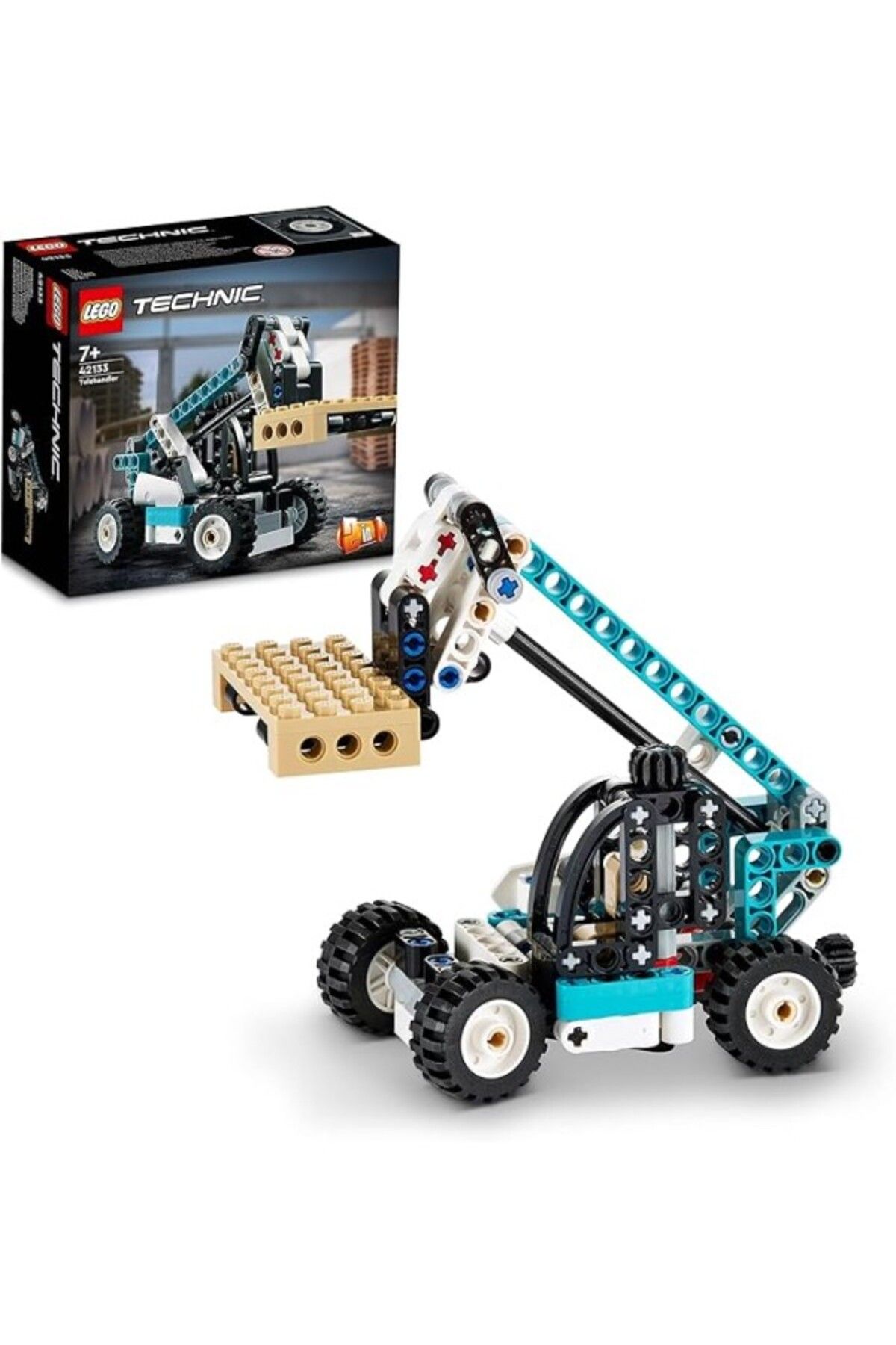 ShopZum Lego® Technic Teleskopik Yükleyici 42133 – 7 Yaş Ve Üzeri Araçları Seven Çocuklar İçin 2’Si 1 Arada