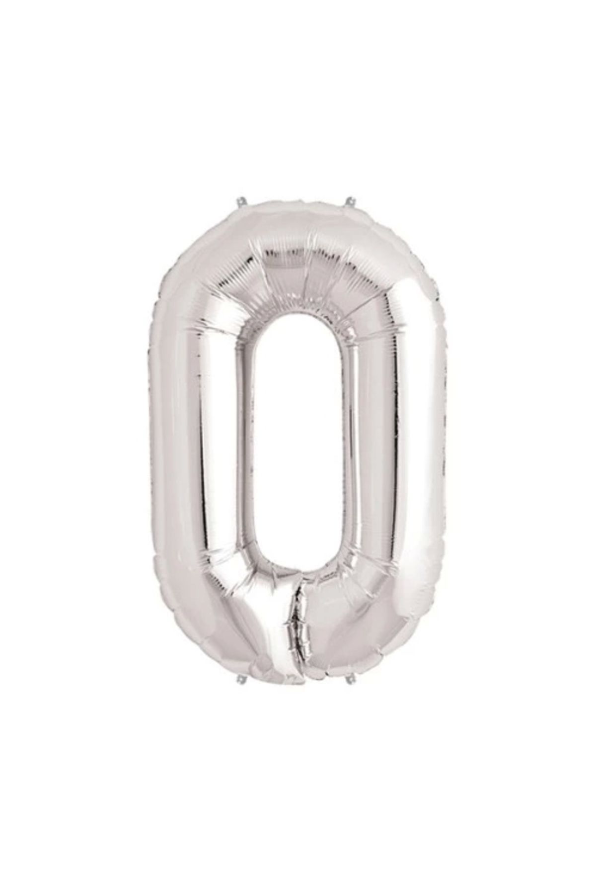 Generic Gümüş Rengi Folyo Rakam Balon 1 Metre