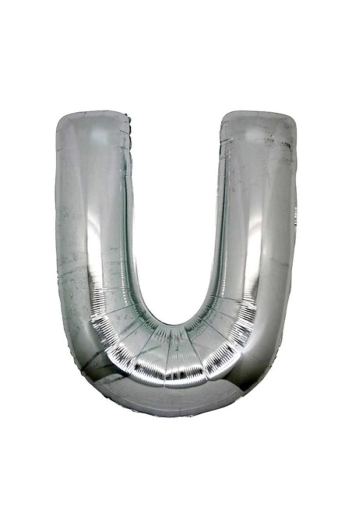 Generic Gümüş Rengi Folyo Harf Balon 1 Metre