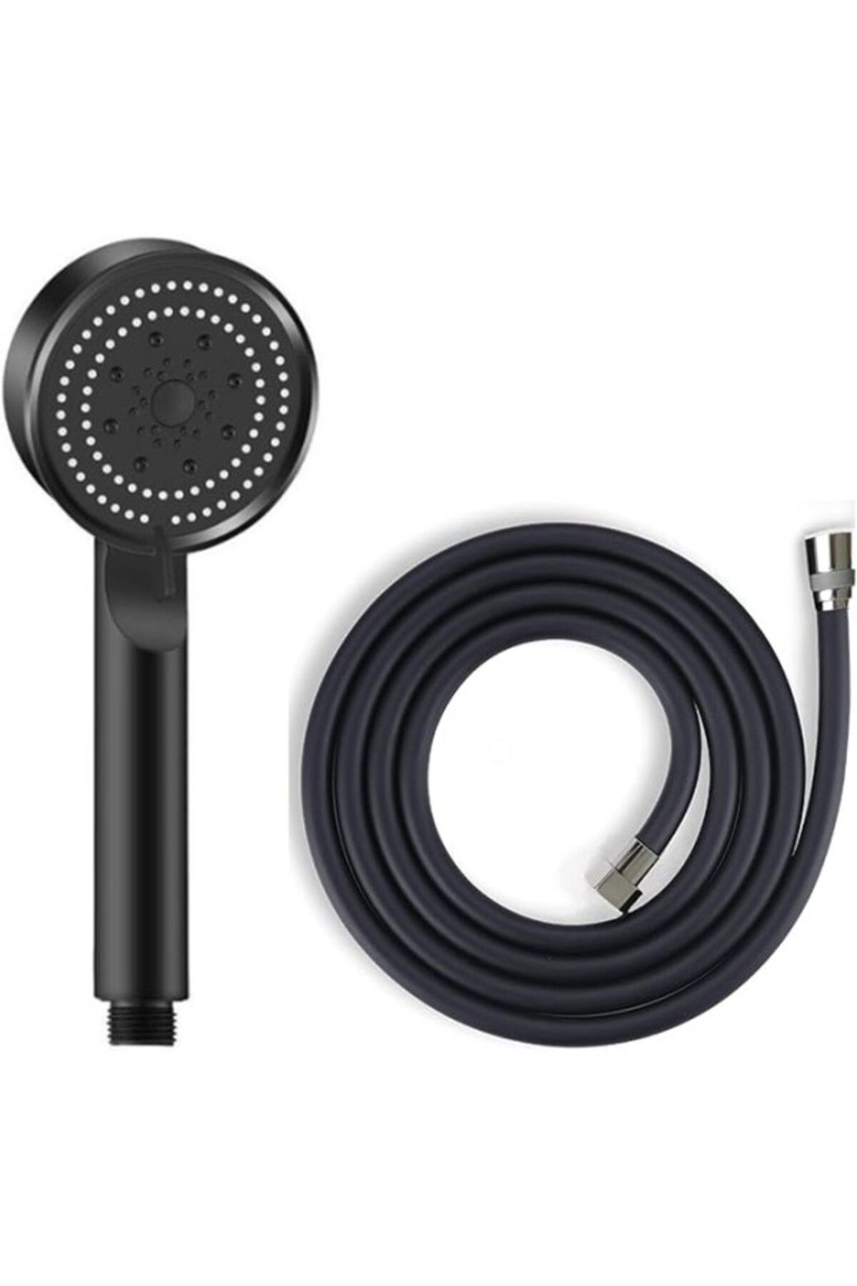 ShopZum Glee Turbo 5 Fonksiyonlu Duş Seti - Yüksek Basınçlı Duş Başlığı Ve Kopmaz Pvc Hortum (150Cm) -