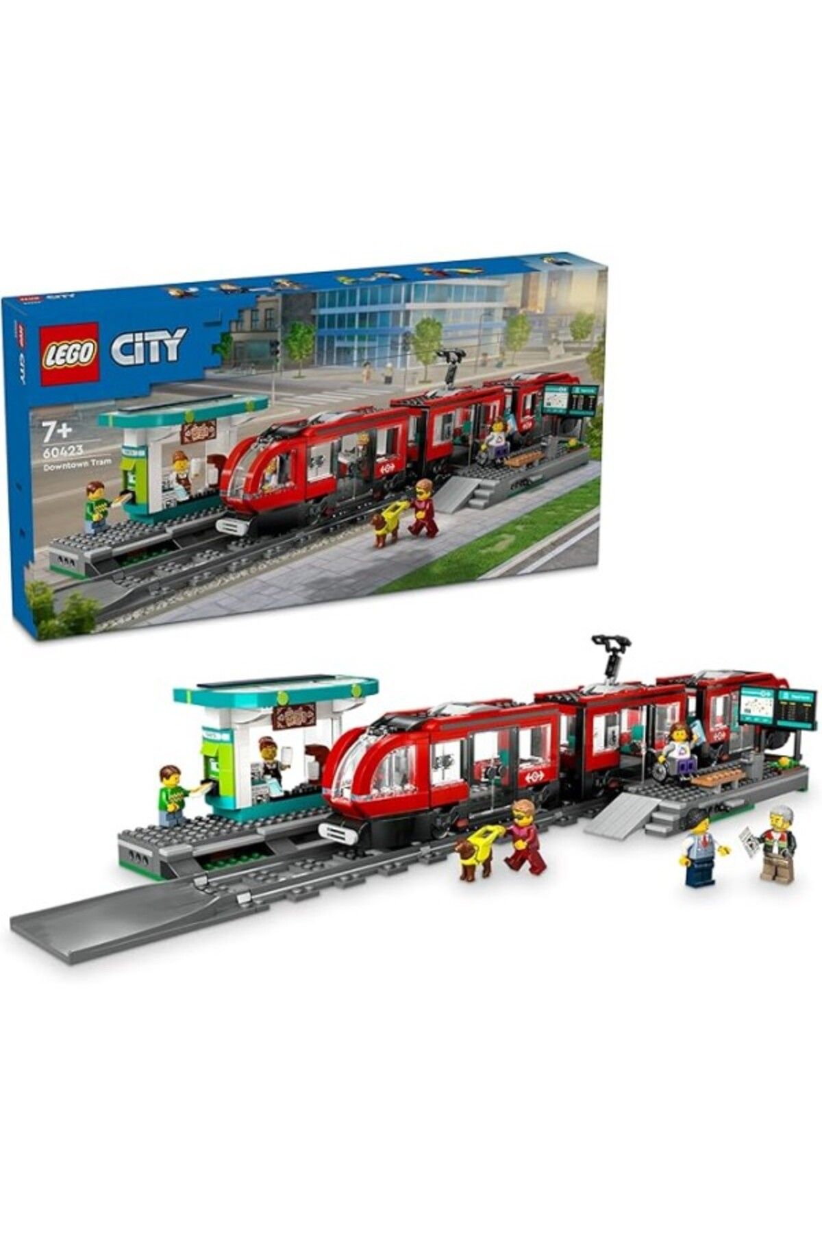 ShopZum Lego City Şehir Merkezi Tramvay İstasyonu 60423-7 Yaş Ve Üzeri Kız Ve Erkek Çocuklar Için 6
